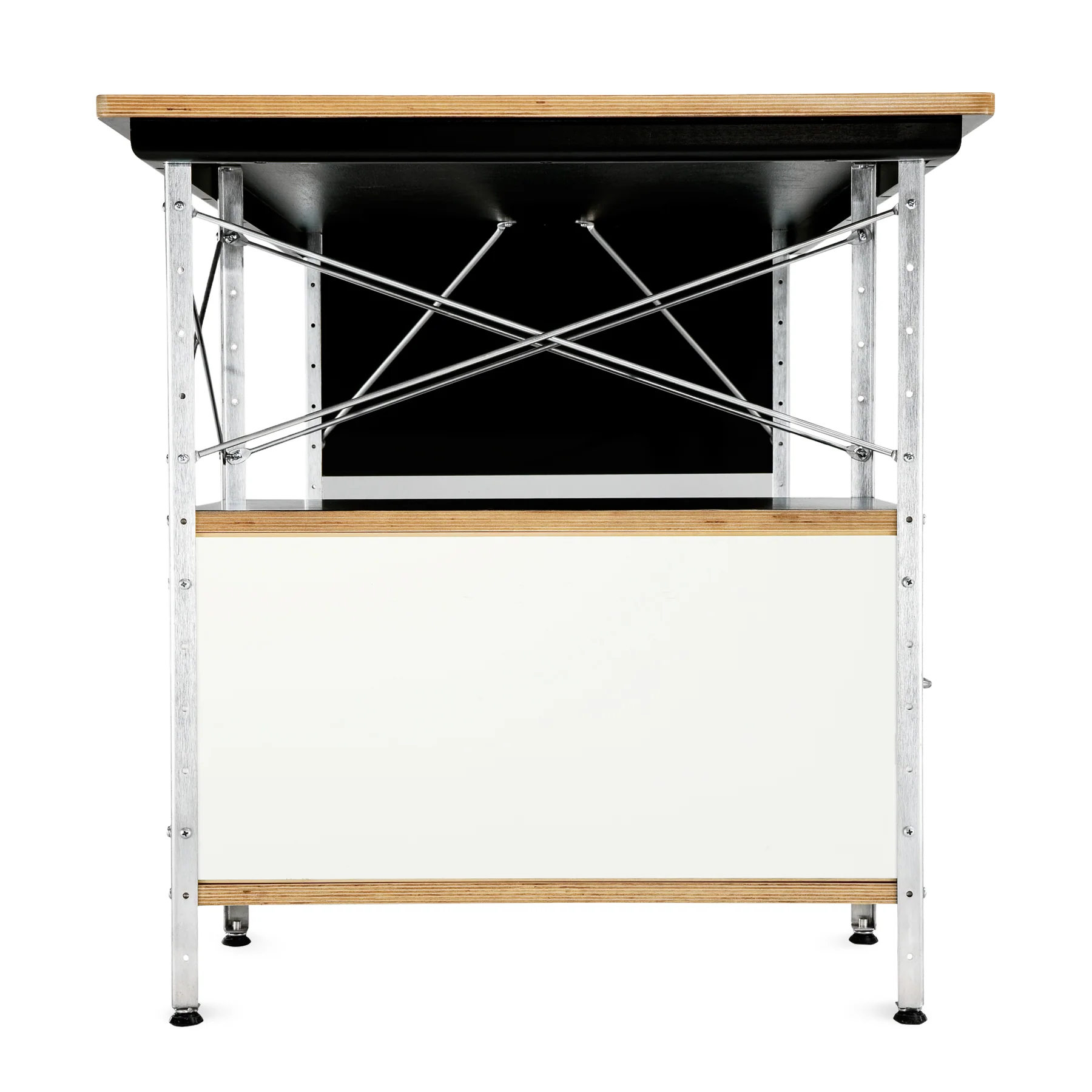 Eames Desk from Herman Miller - Red/ Blue - Image 5