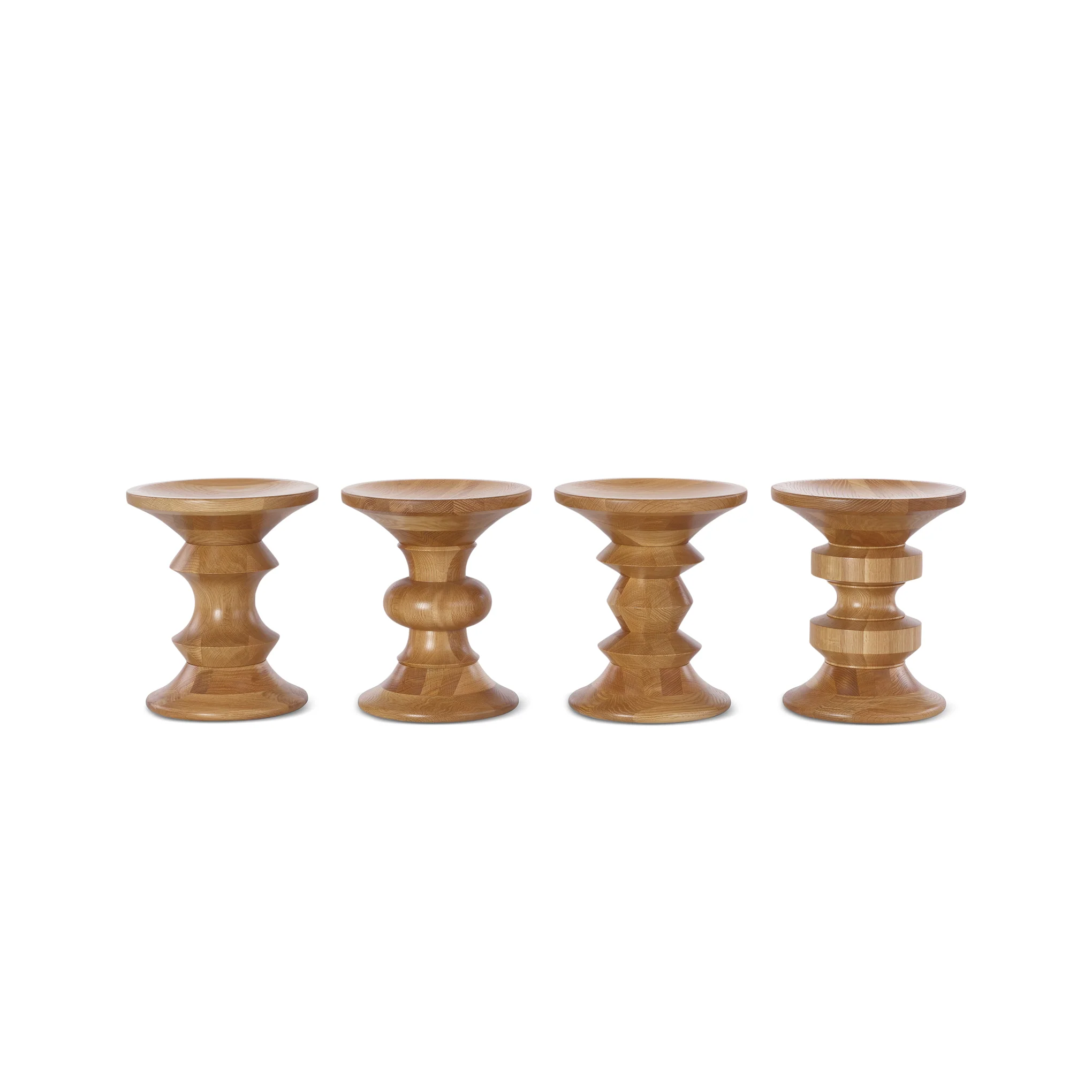 Eames® B Stool from Herman Miller - White Oak - Image 2