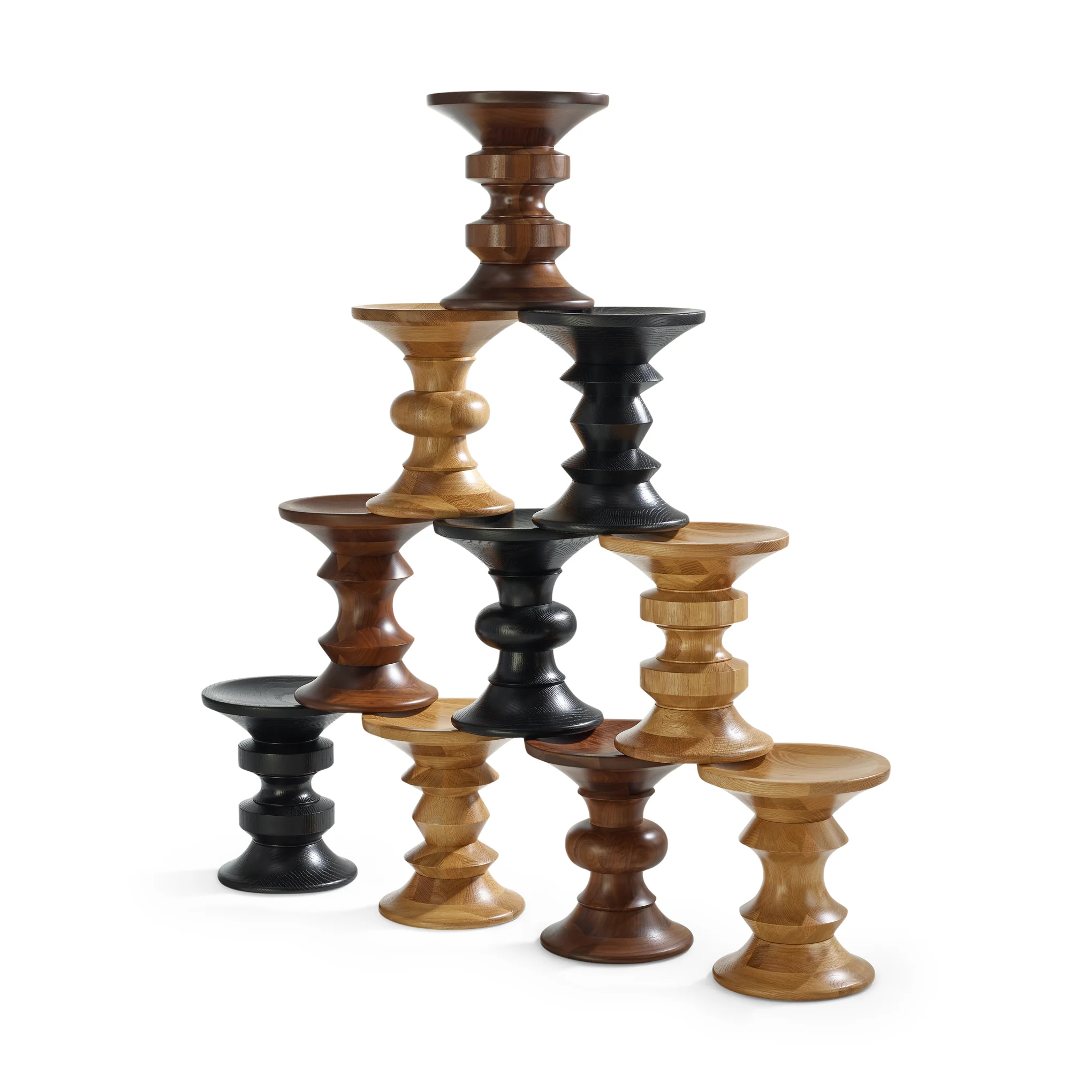 Eames® B Stool from Herman Miller - White Oak - Image 5