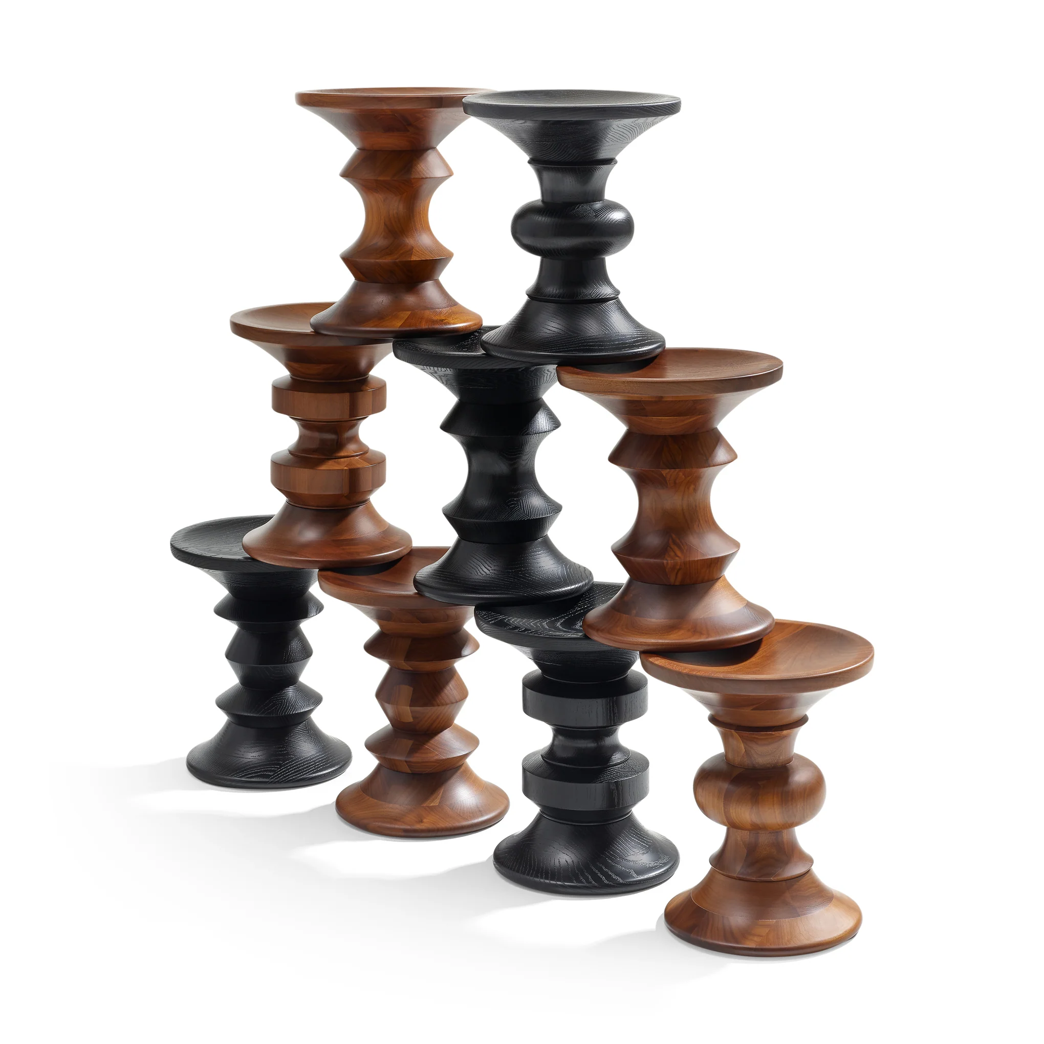Eames® C Stool from Herman Miller - Ebony - Image 5
