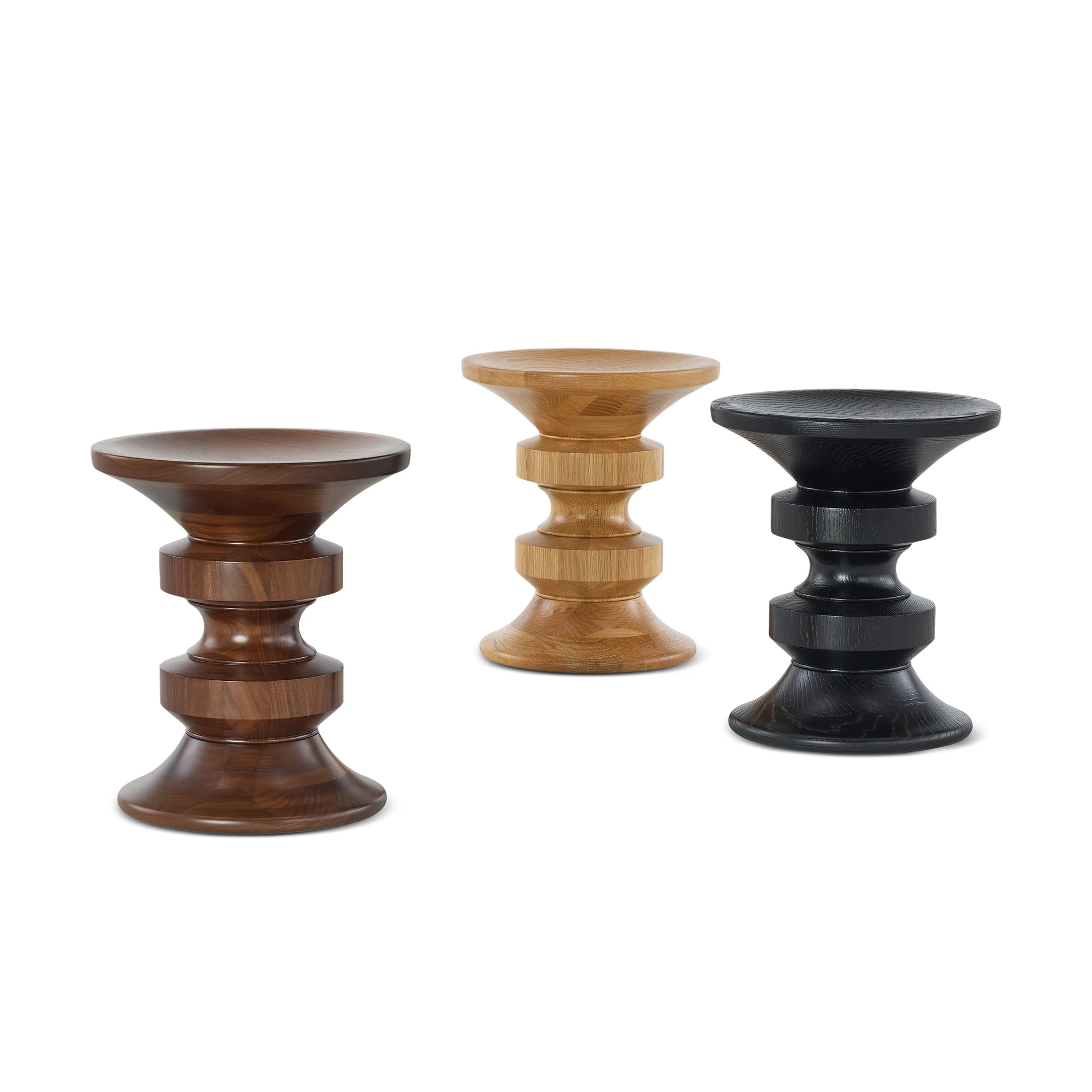 Eames® D Stool from Herman Miller - White Oak - Image 3