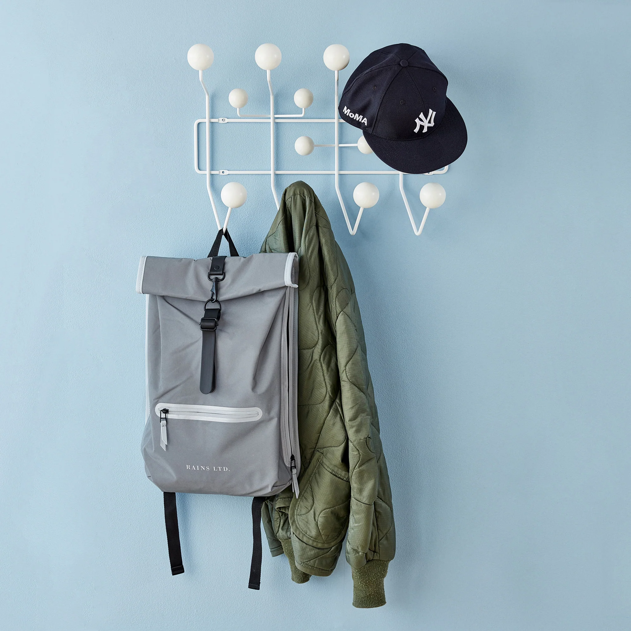 Eames® Hang-It-All Coat Rack from Herman Miller - White/ White - Image 2