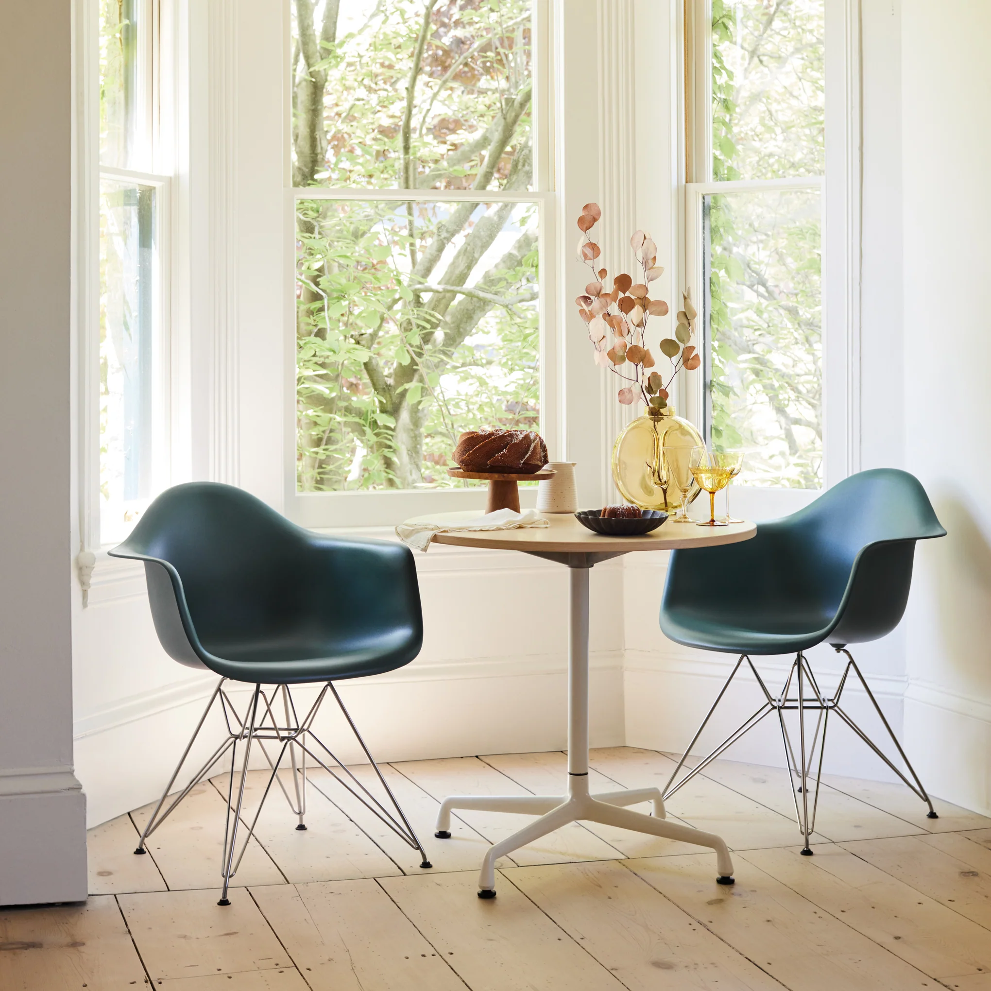 Eames® Molded Recycled Plastic Armchair from Herman Miller - Evergreen - Image 2