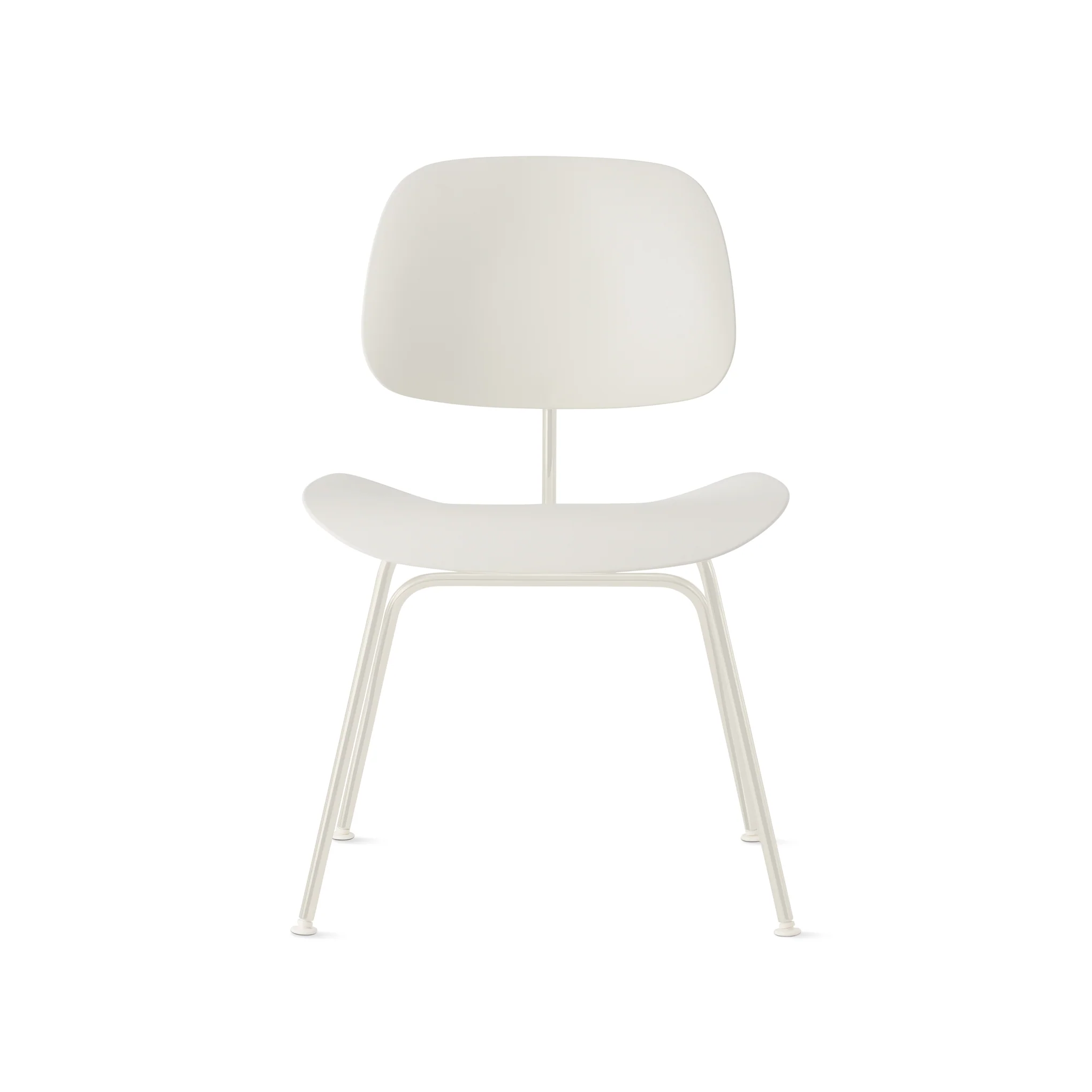Eames EC-127 Molded Recycled Plastic Dining Chair from Herman Miller - White/ White - Image 3
