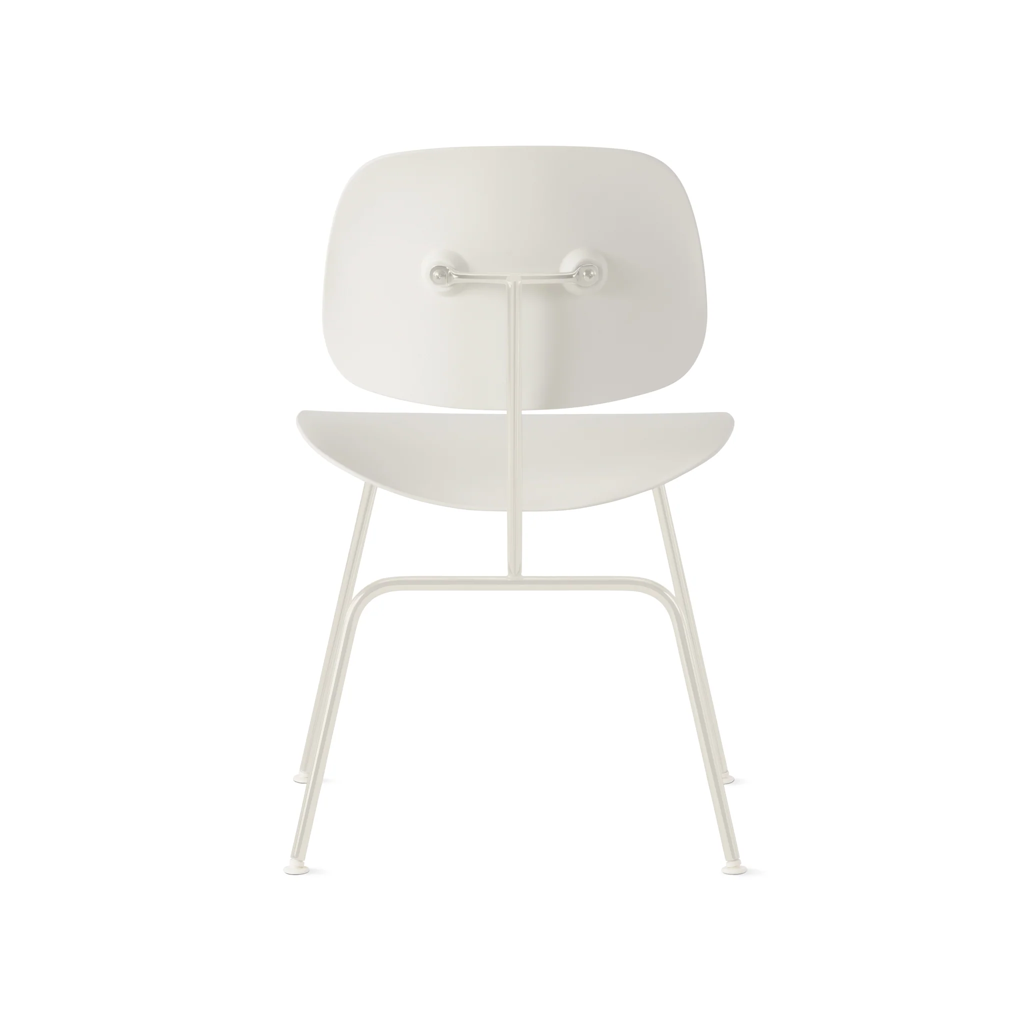 Eames EC-127 Molded Recycled Plastic Dining Chair from Herman Miller - White/ White - Image 5