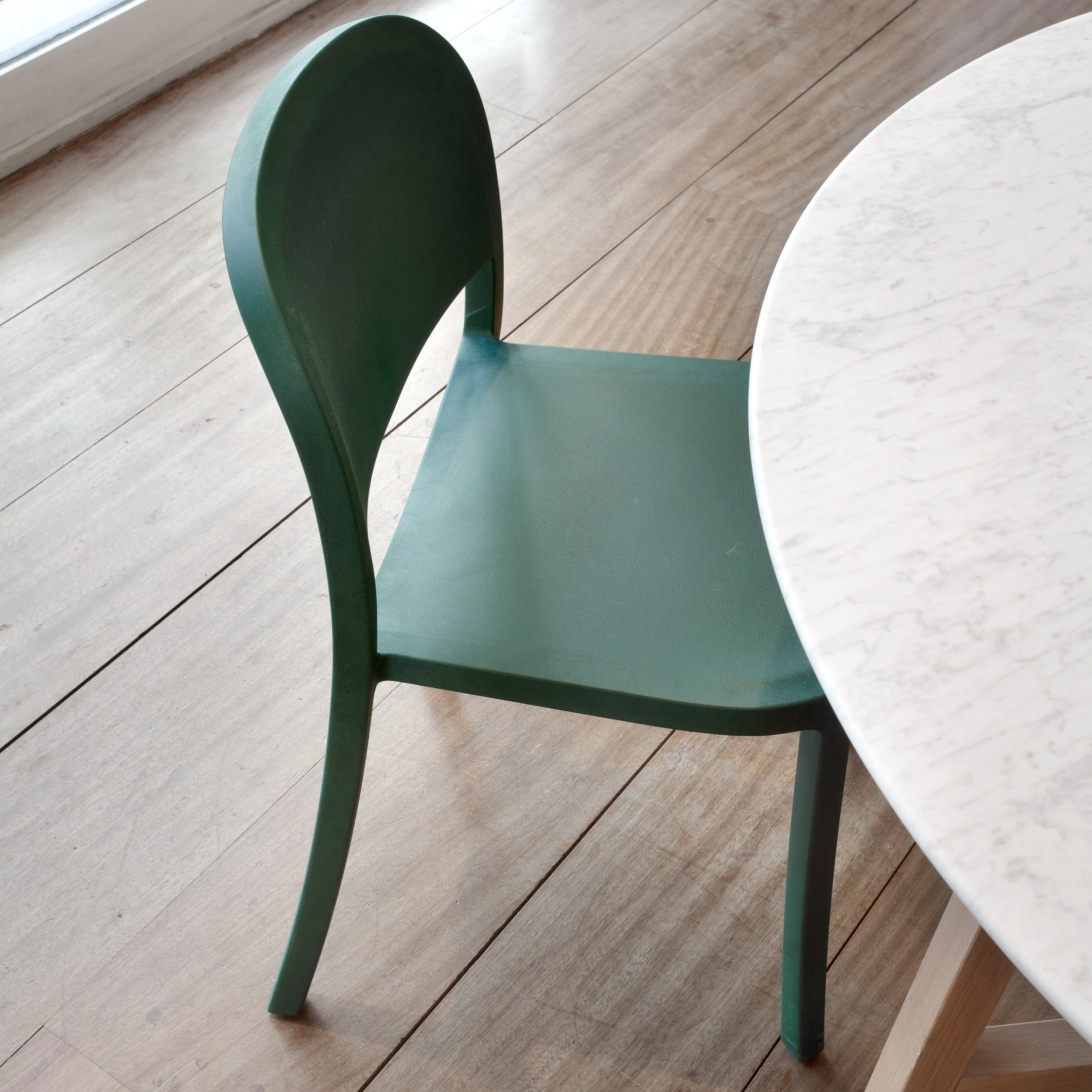 Emeco 1 Inch Reclaimed Stacking Chair - Blue - Image 13