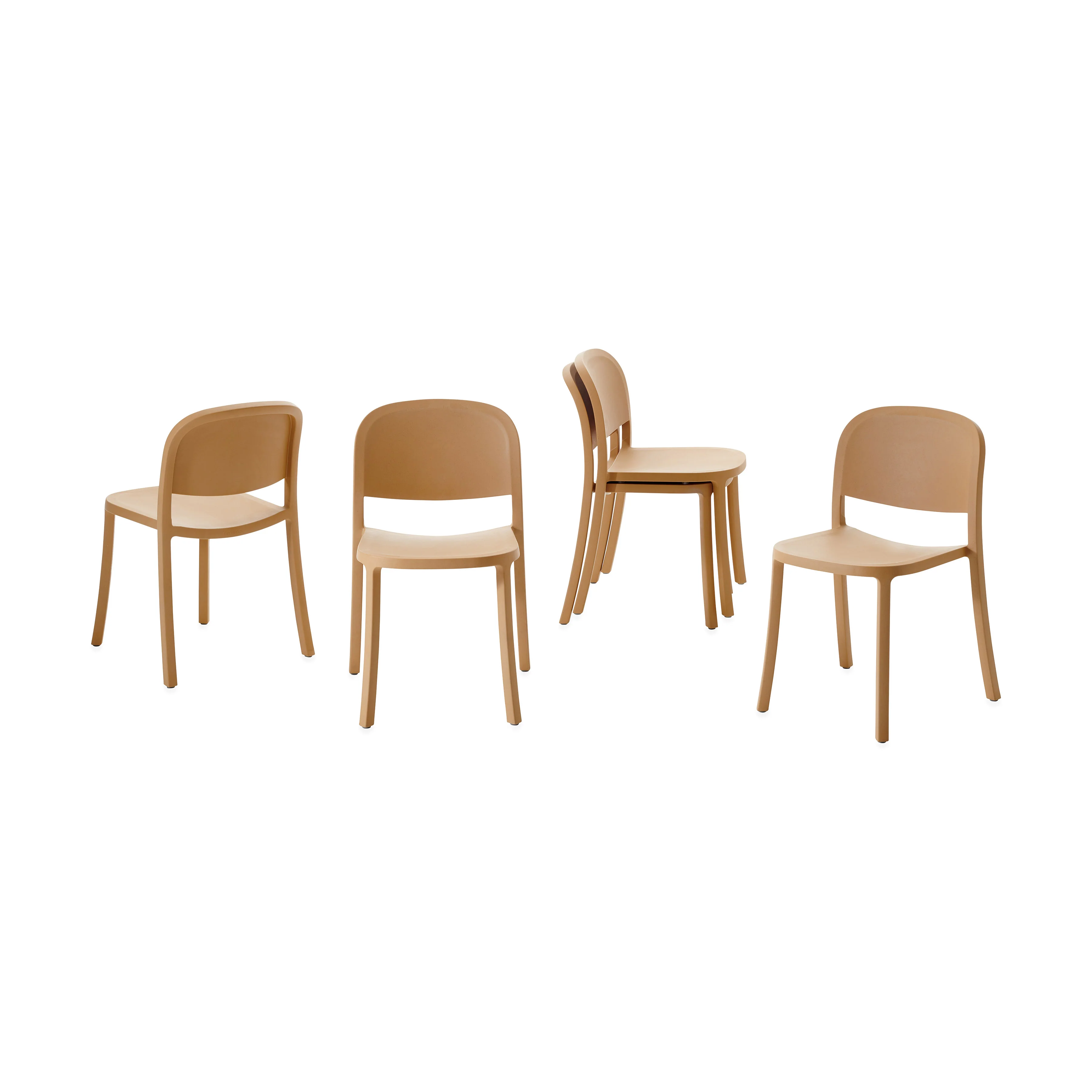 Emeco 1 Inch Reclaimed Stacking Chair - Blue - Image 18