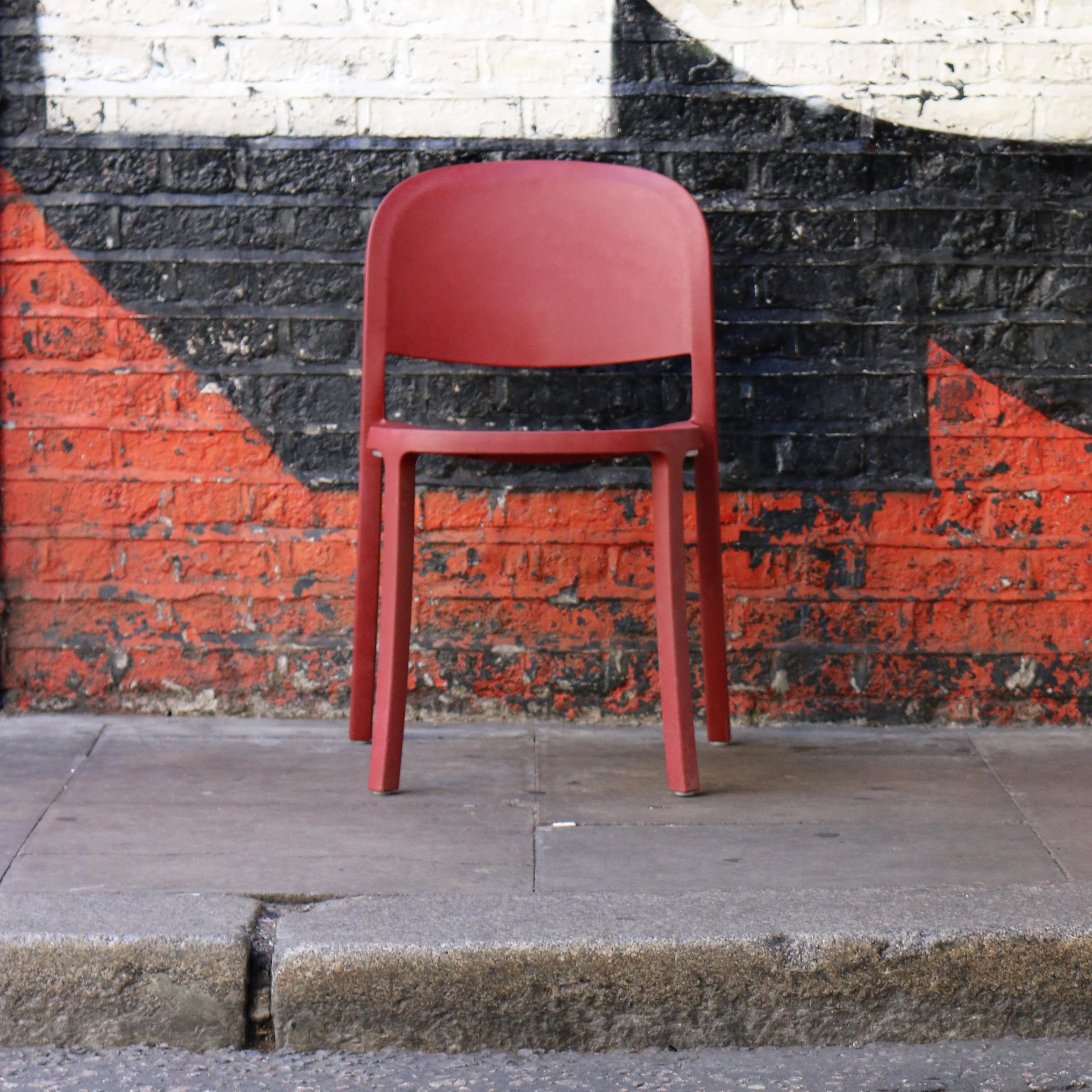 Emeco 1 Inch Reclaimed Stacking Chair - Blue - Image 6