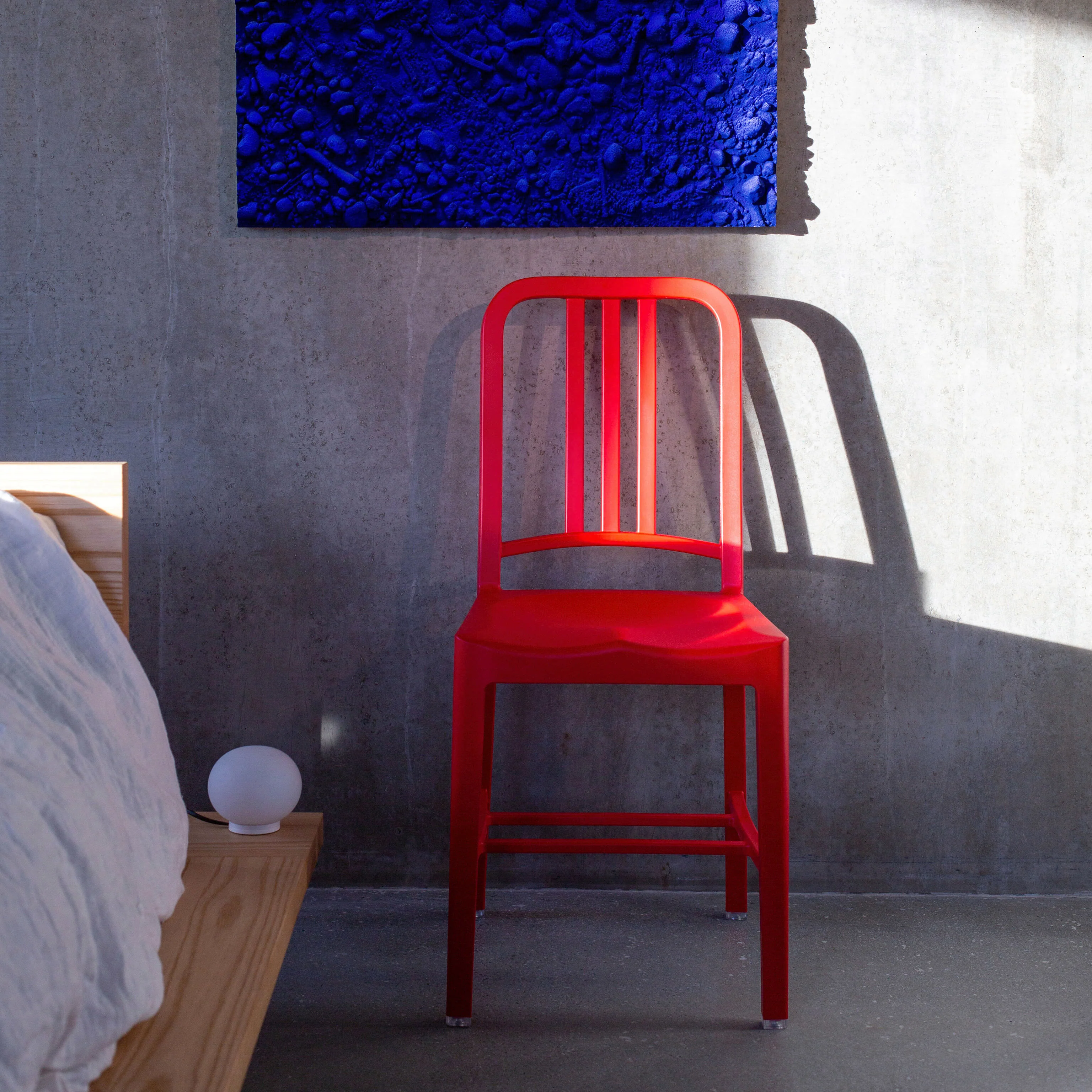 Emeco 111 Navy® Chair - Red - Image 3