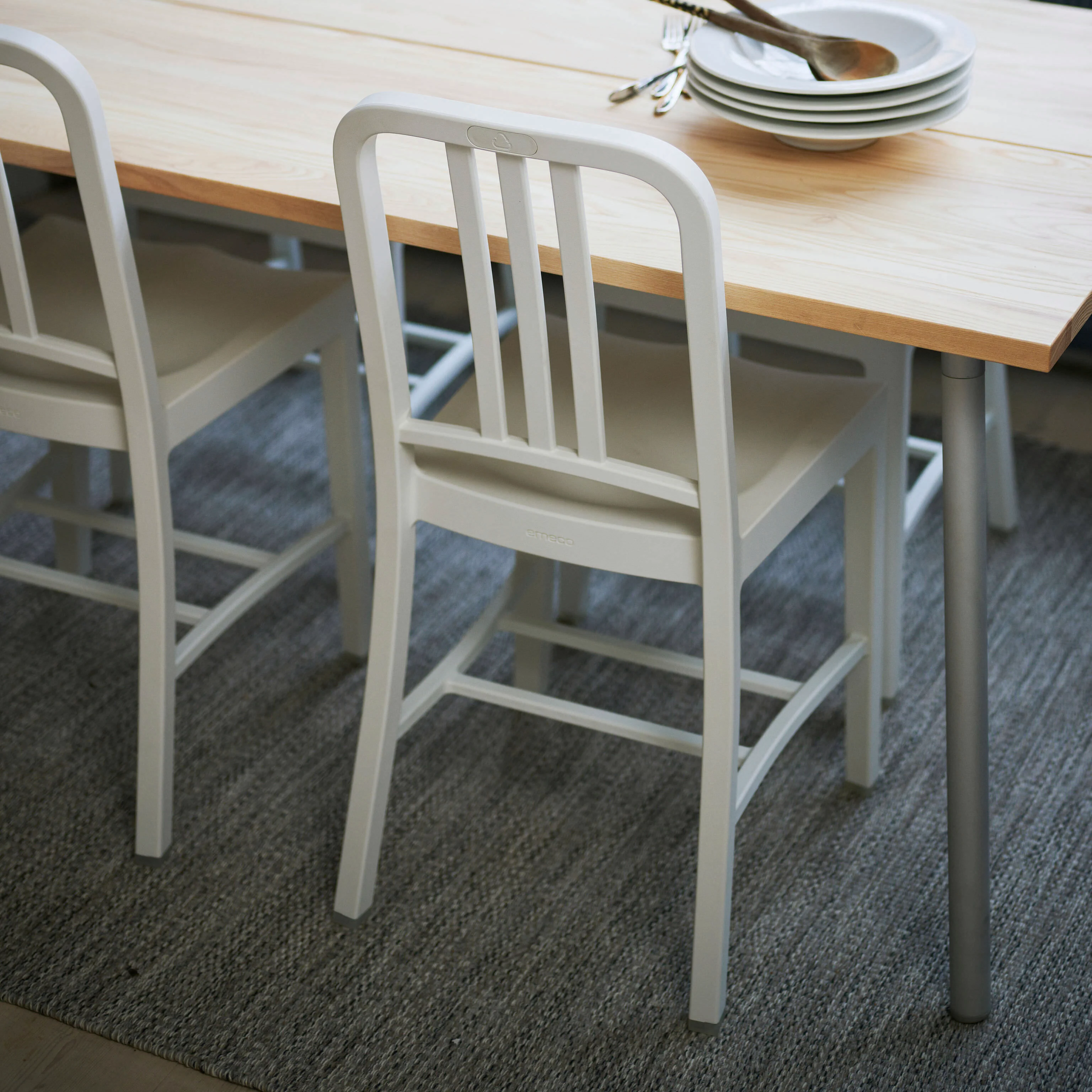 Emeco 111 Navy® Chair - Snow - Image 4