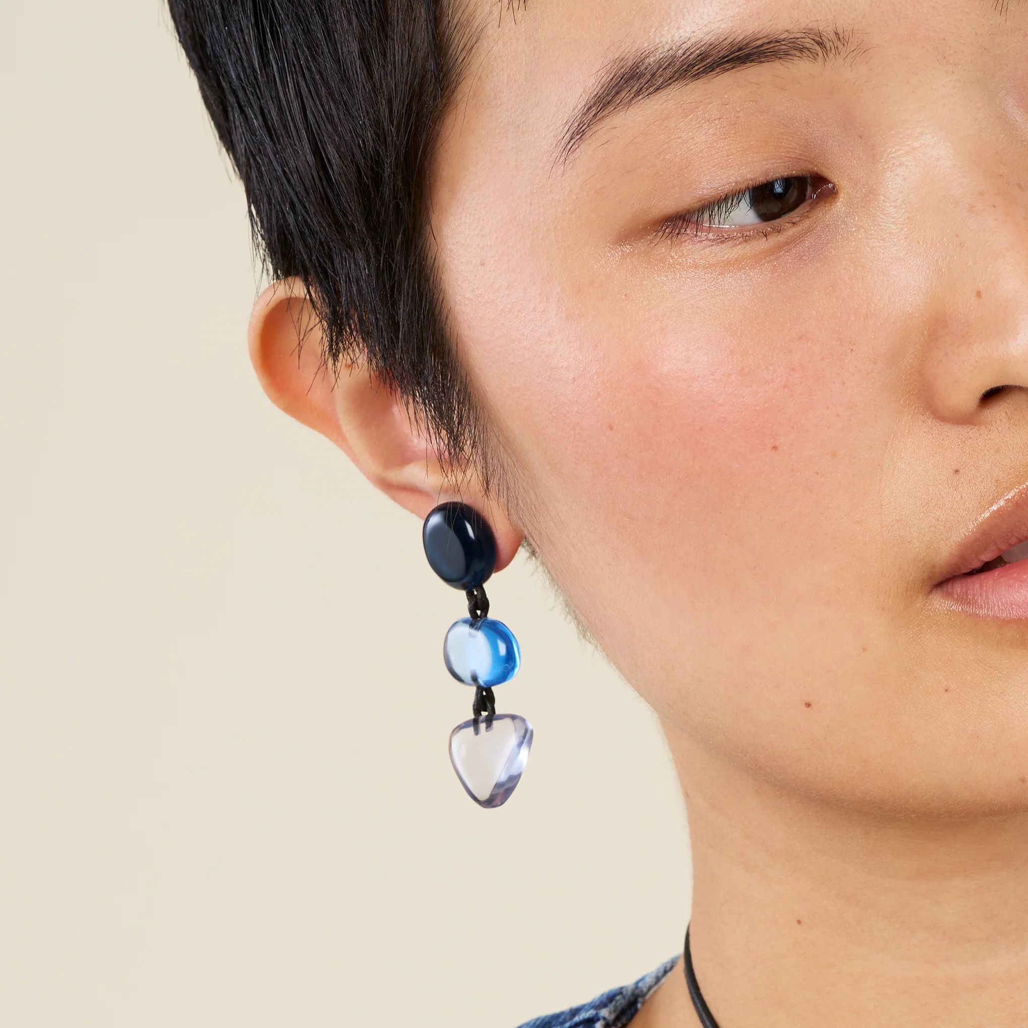 Finn Petra Long Drop Earrings - Image 2
