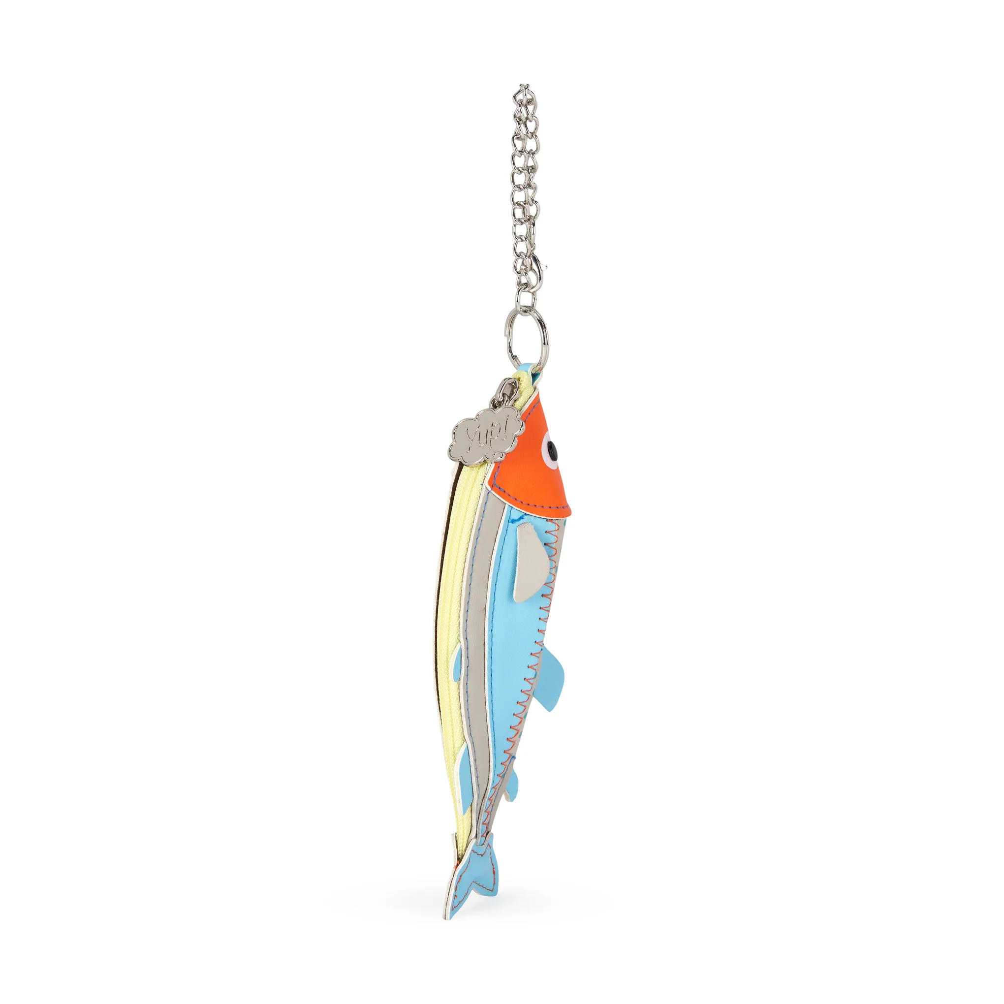Fish Zip Pouch - Blue/ Orange - Image 3