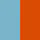 Fish Zip Pouch - Blue/ Orange - Image 5