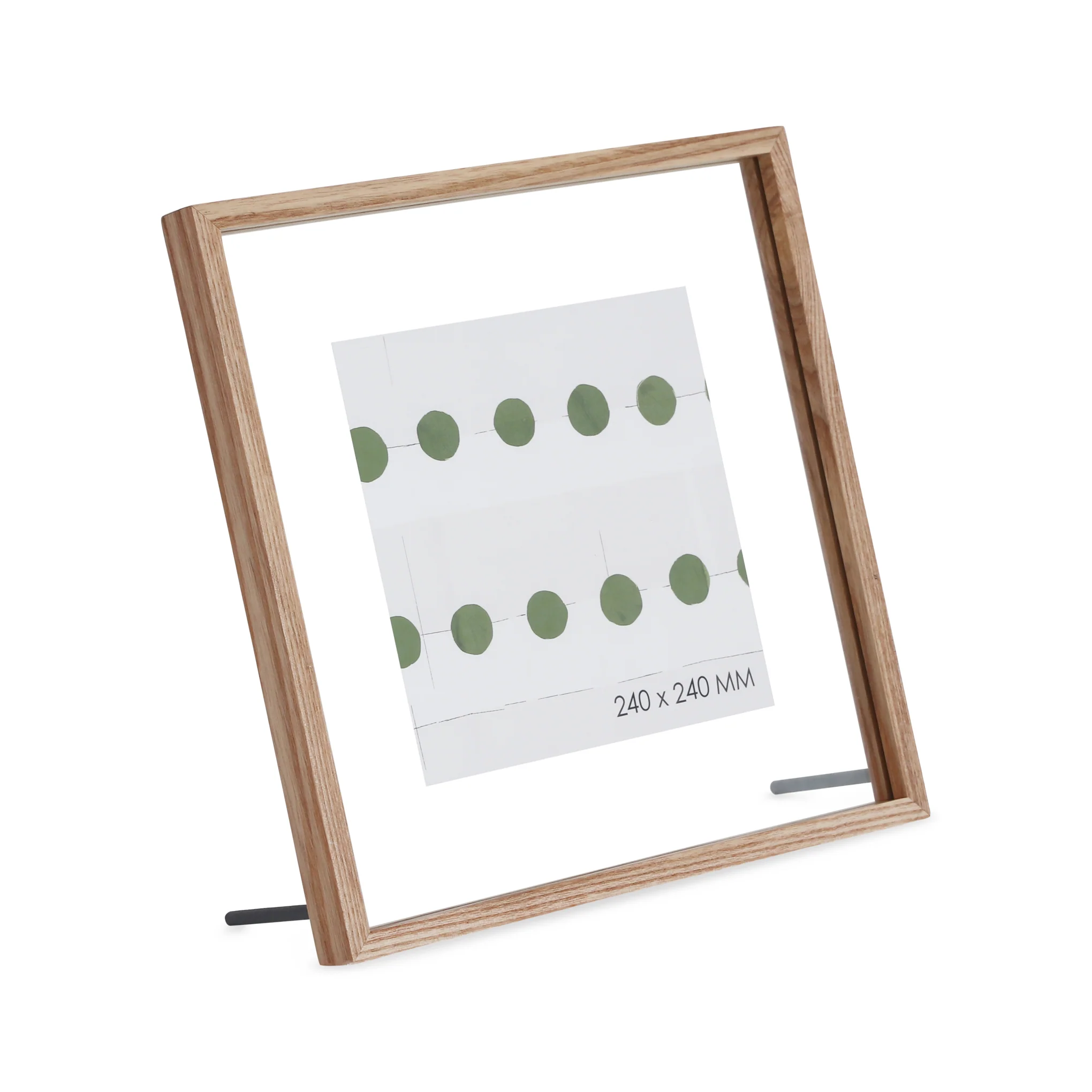 Floating Wood Picture Frame - Square - Image 3