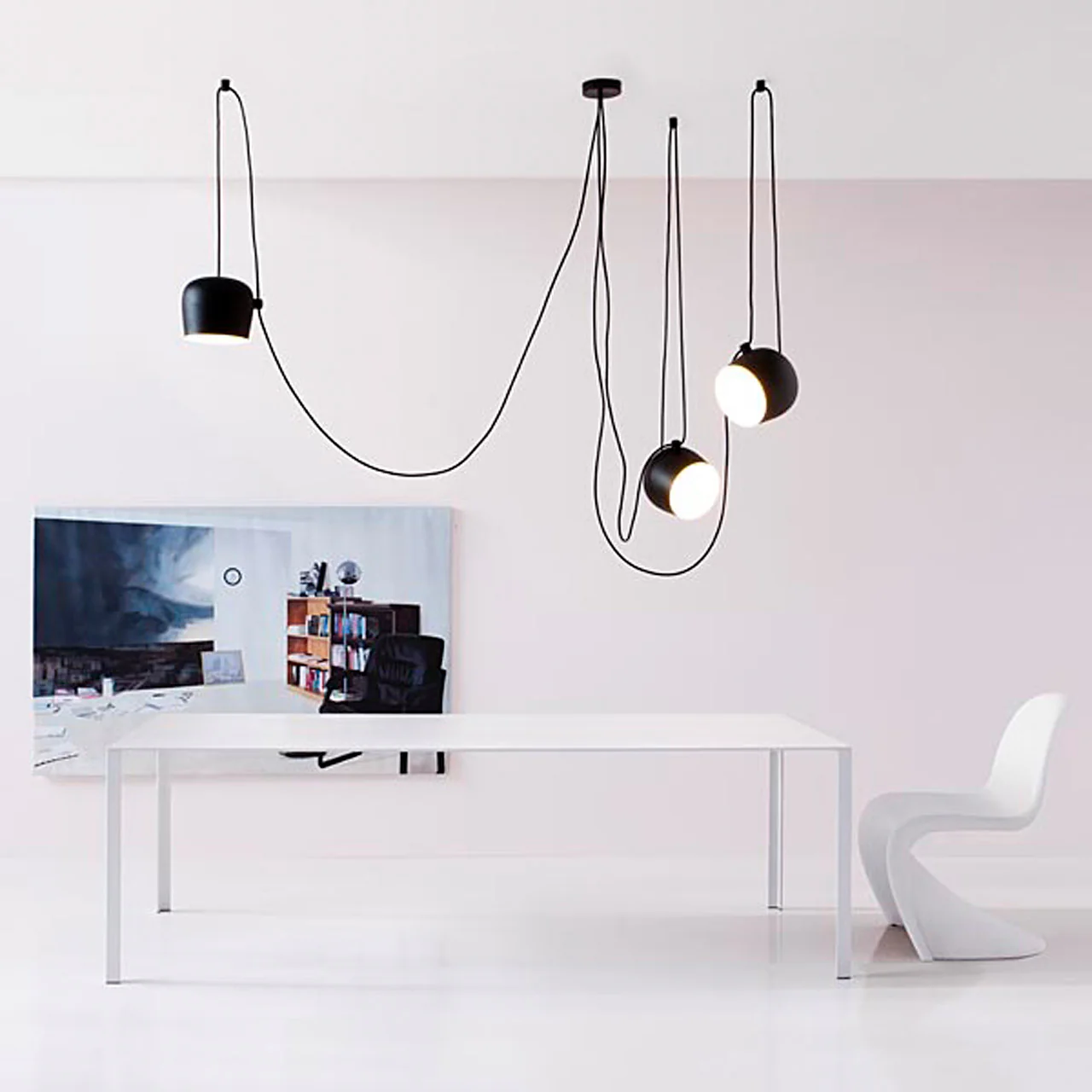 Flos AIM Pendant Light, Set  of 3 - Black - Image 3