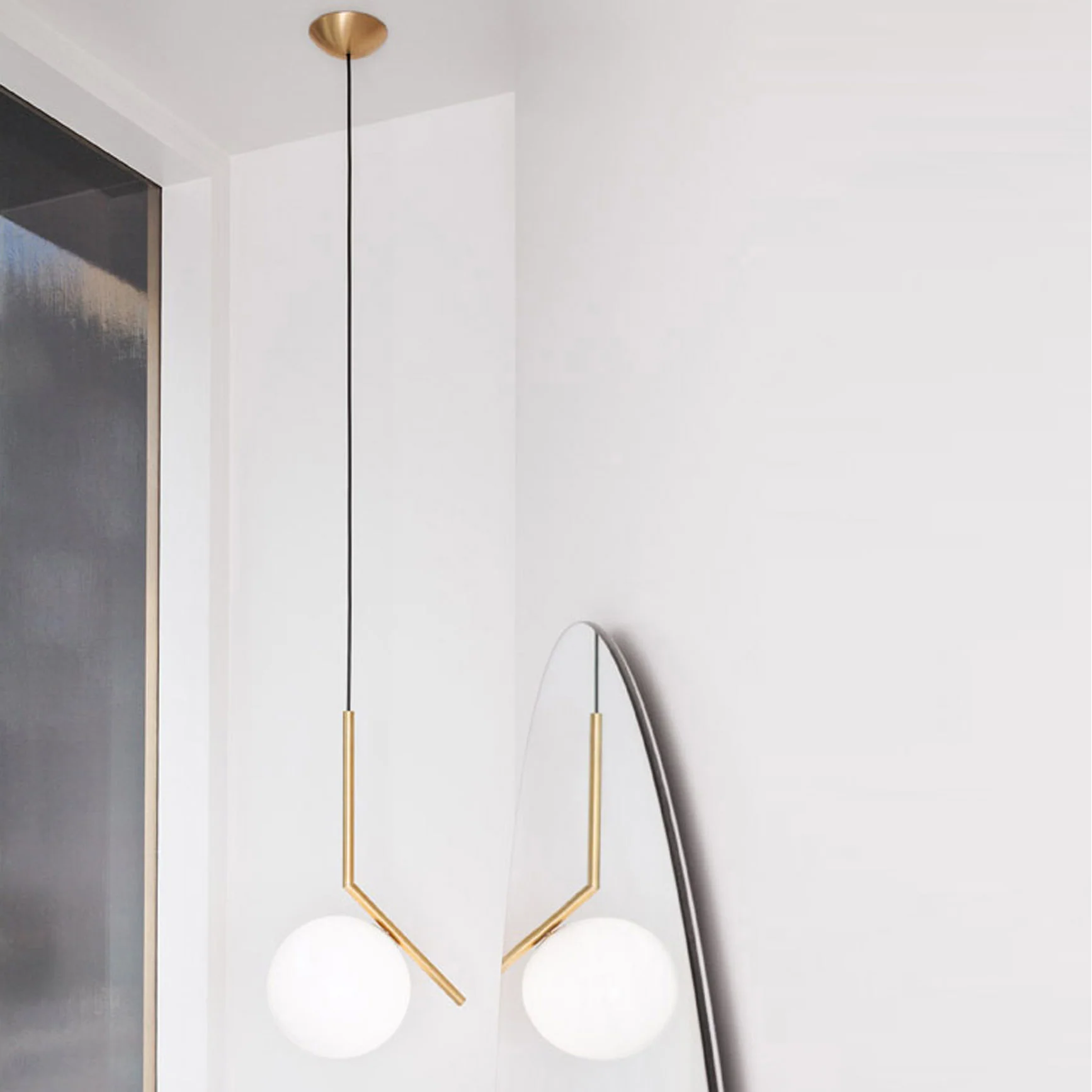 Flos IC Pendant Light S1, Brass - Image 3