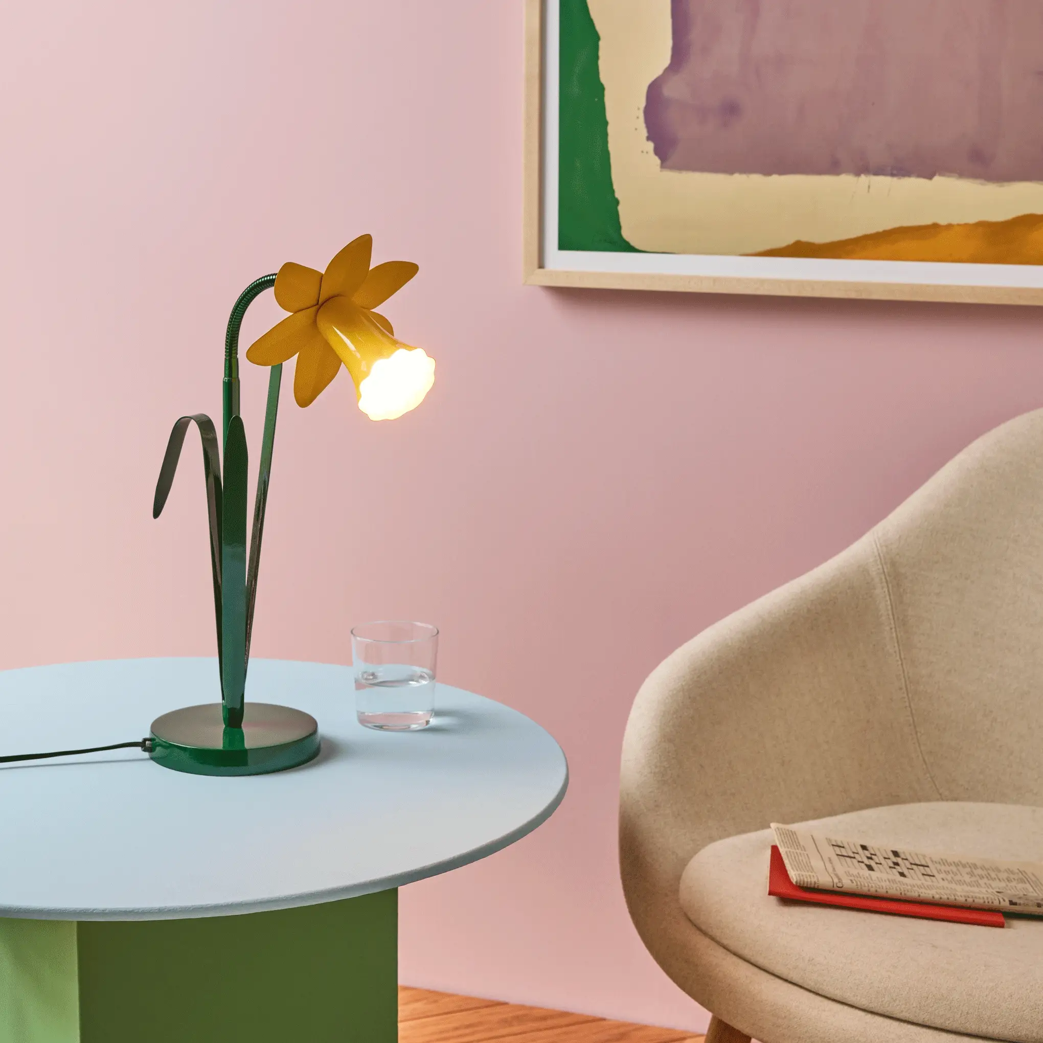 Flower Lamp - Yellow Daffodil - Image 4