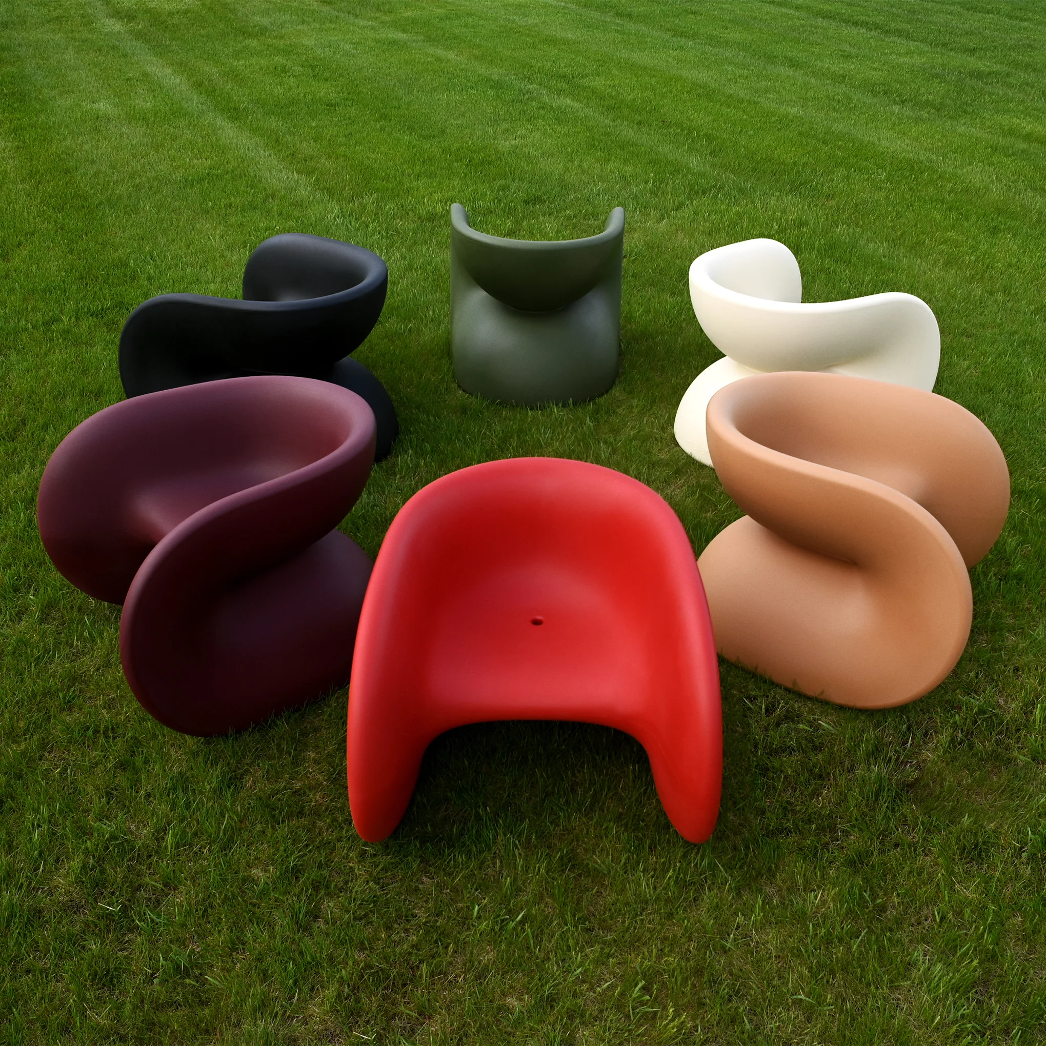 Fortune Chair™ from Heller - Oatmeal - Image 3