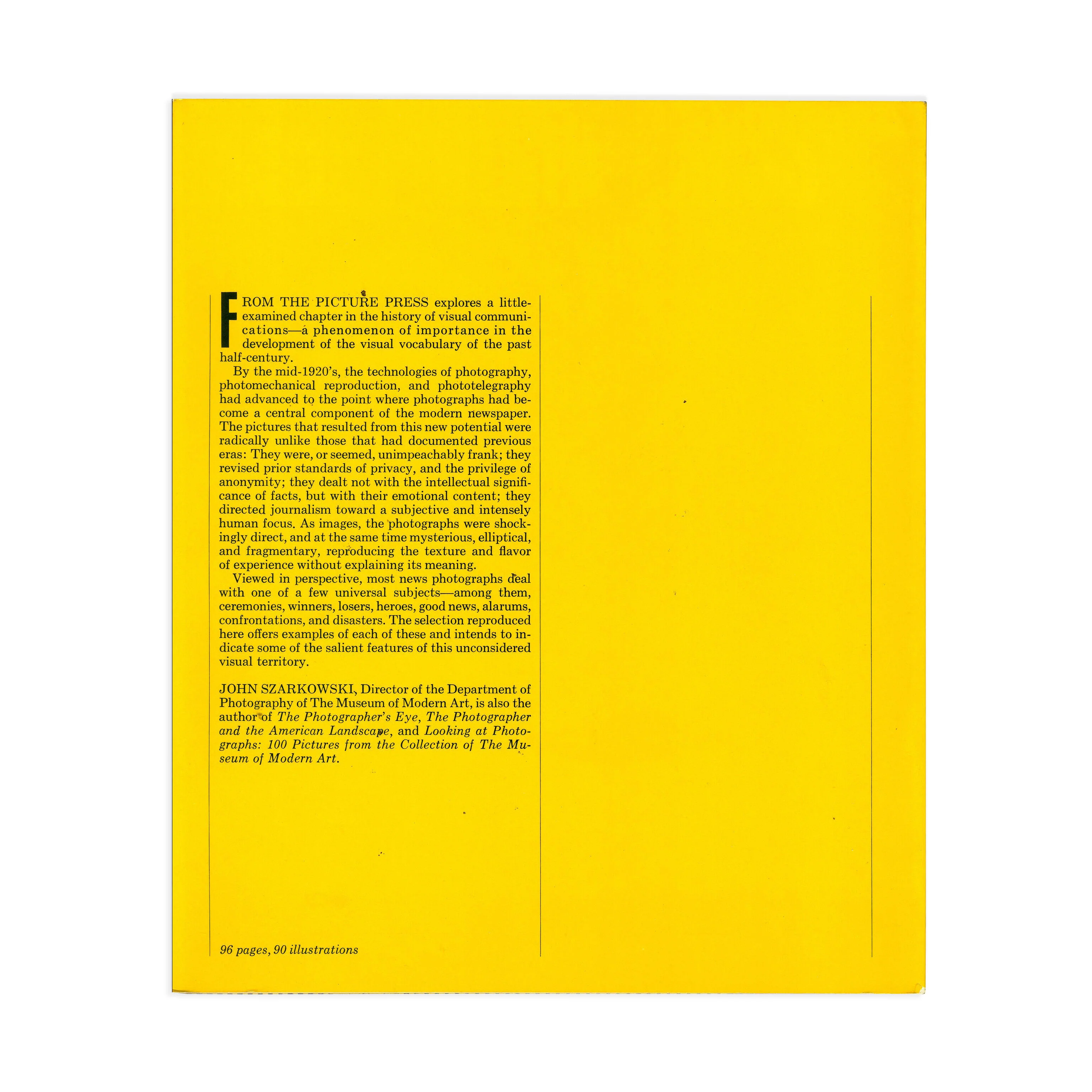 From the Picture Press by John Szarkowski - Paperback - Image 3