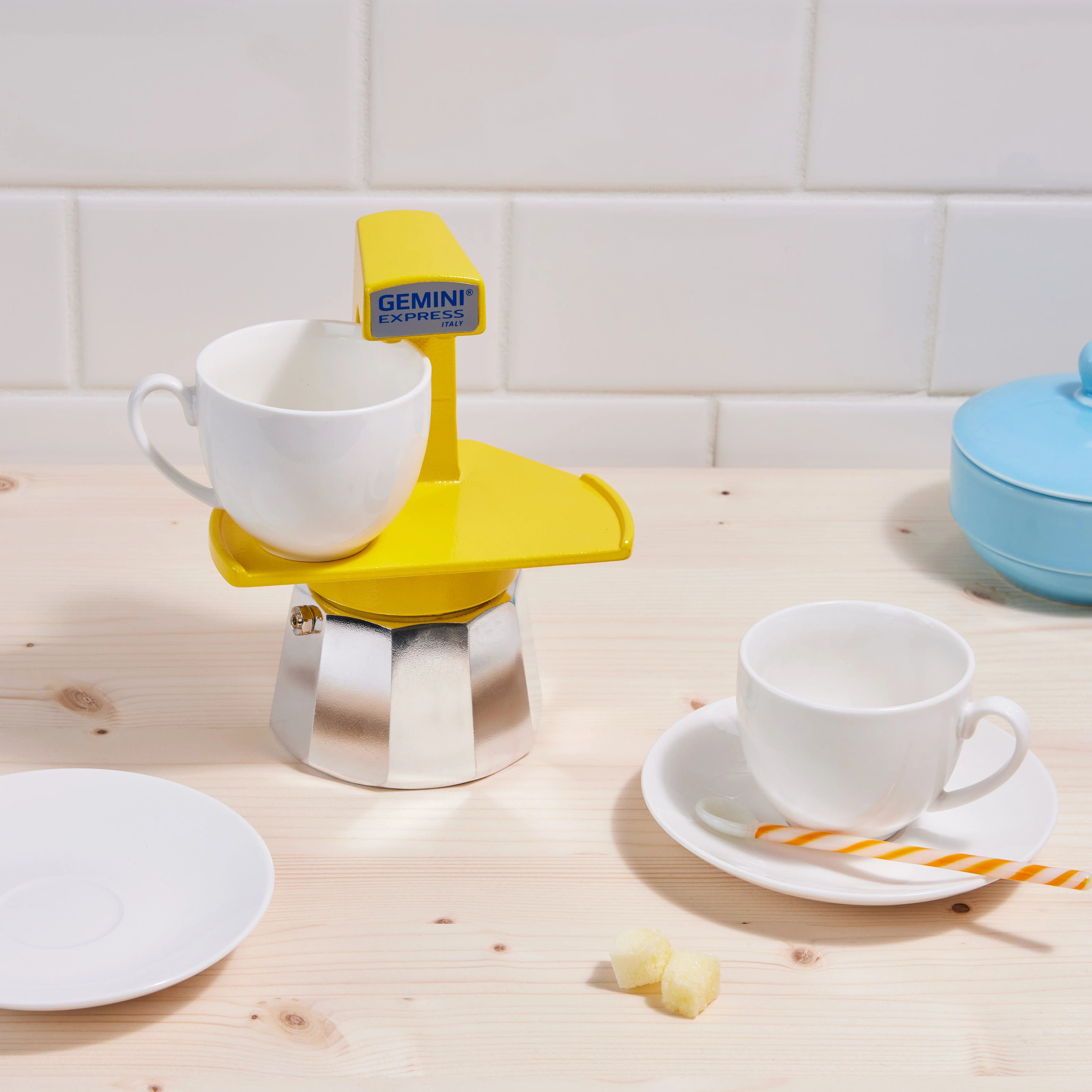 Gemini Espresso Maker - Yellow - Image 4