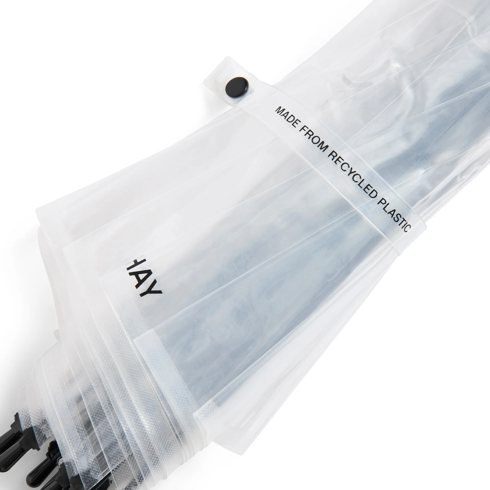 HAY Canopy Stick Recycled Plastic Umbrella - Clear - Image 4