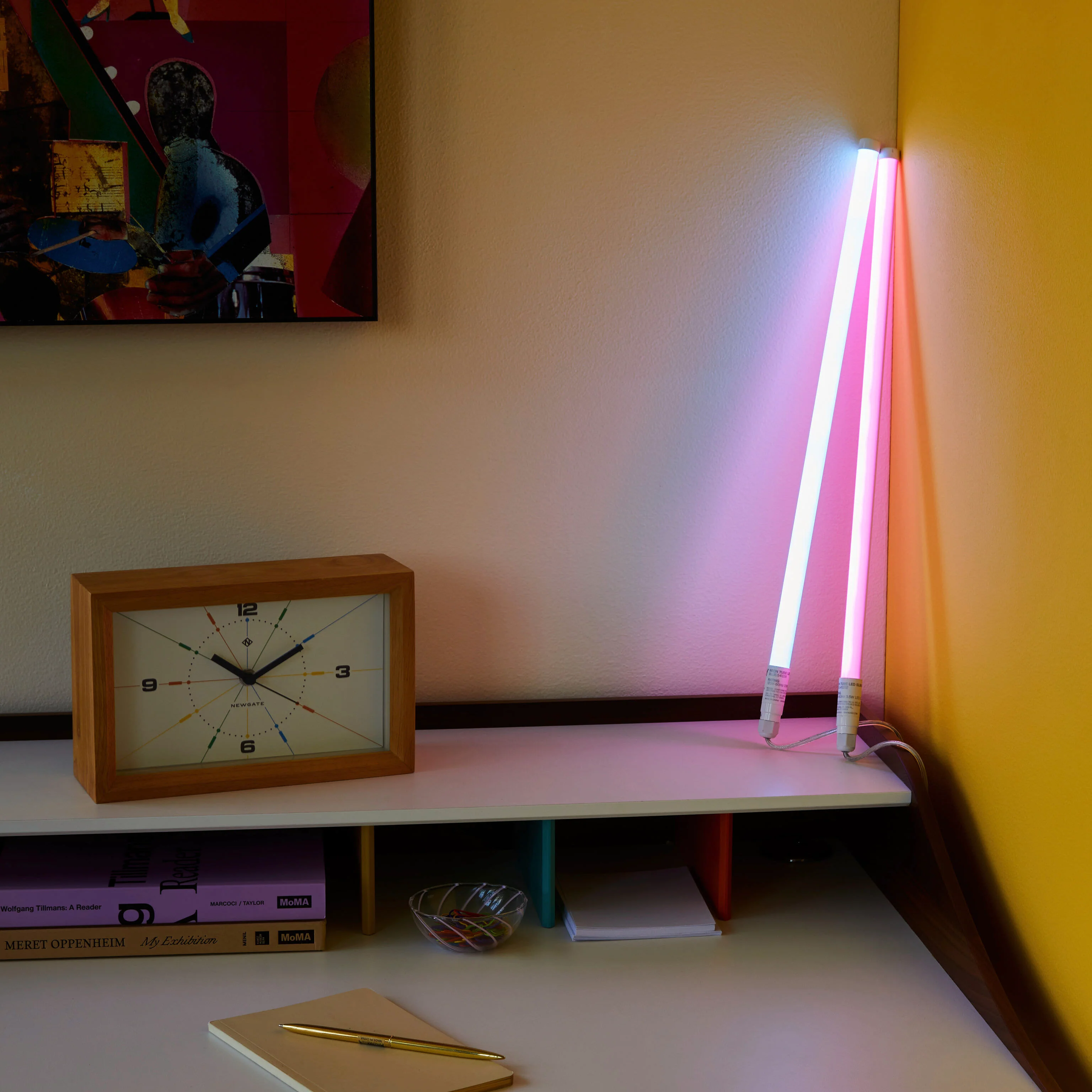 HAY Neon LED Tube Light - Ice Blue - Image 2