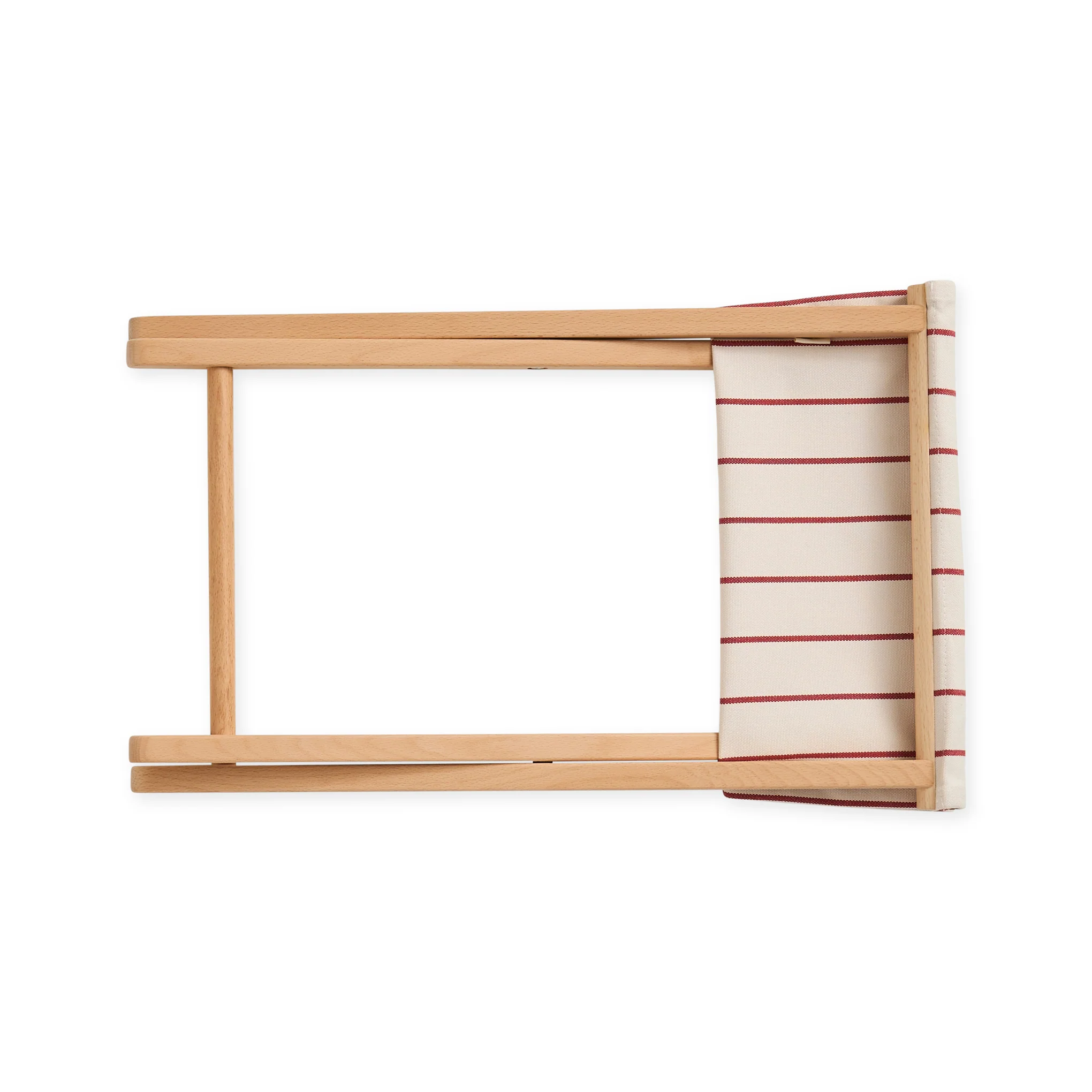 HAY Outdoor Market by Jasper Morrison Shop Folding Stool - Beige/ Red - Image 6