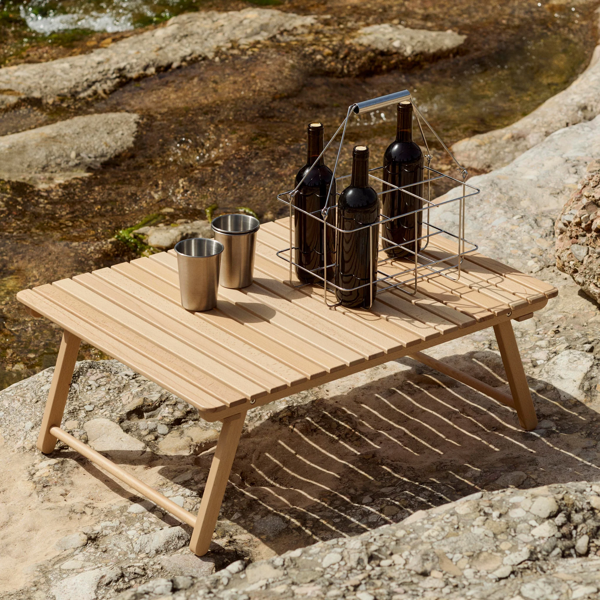 HAY Outdoor Market by Jasper Morrison Shop Folding Table - Large - Image 2