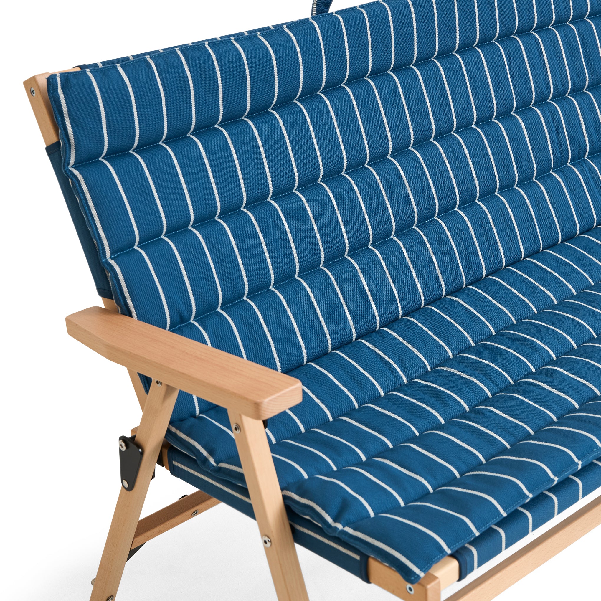 HAY Outdoor Market by Jasper Morrison Shop Sofa Cushion - Blue/ Beige - Image 4