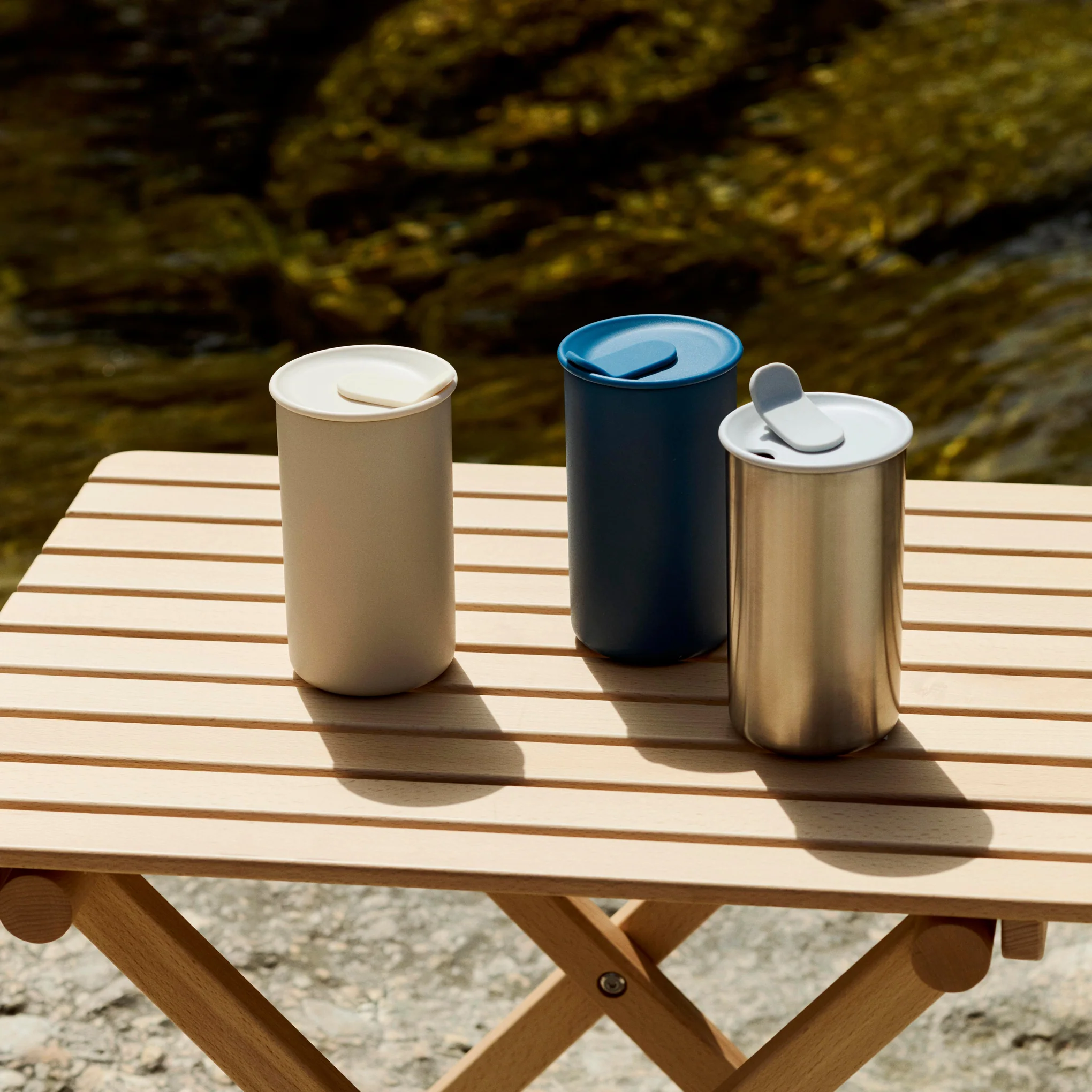 HAY Outdoor Market by Jasper Morrison Shop Thermo Mug - Gray - Image 3