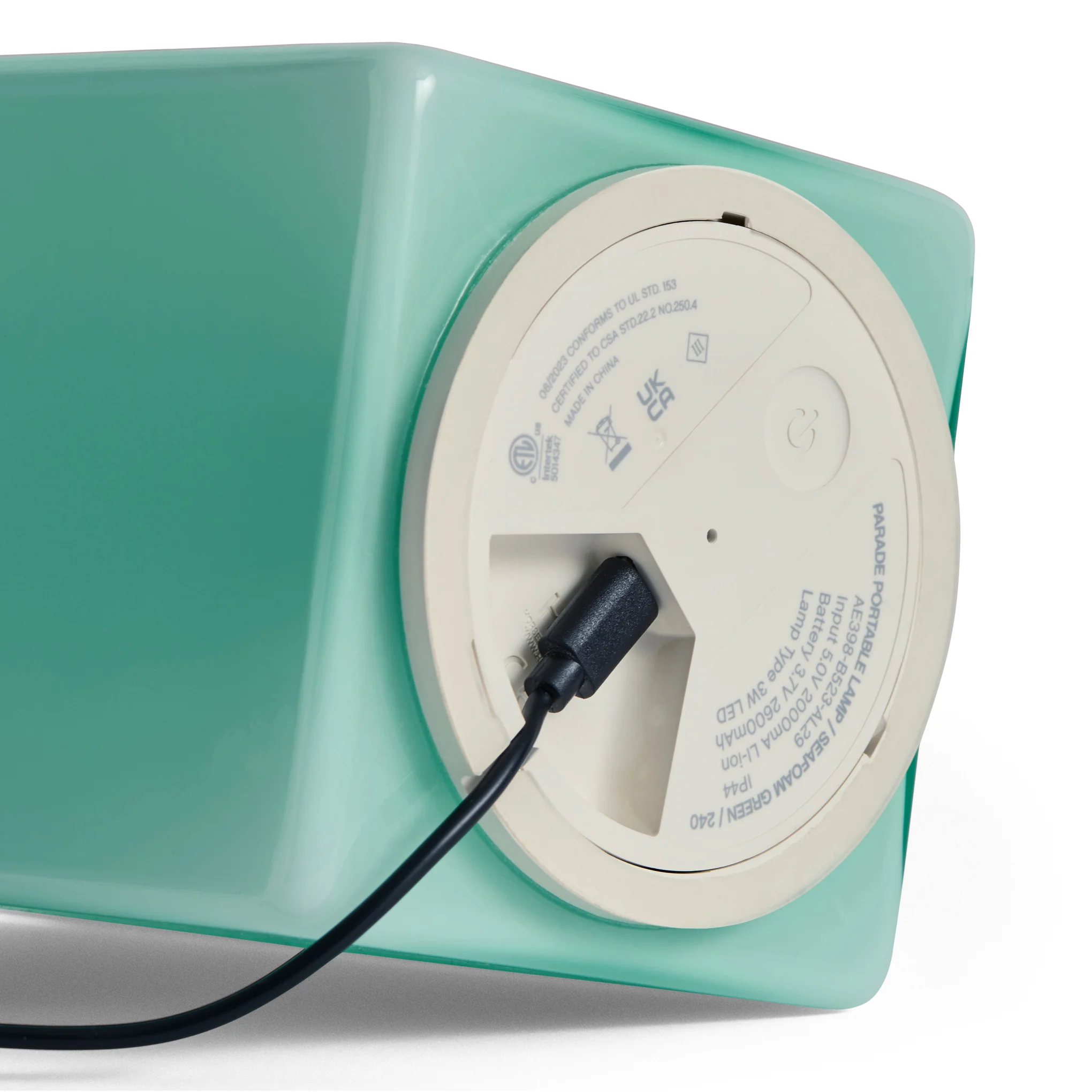 HAY Parade Portable Glass Lamp - Seafoam Green - Image 4