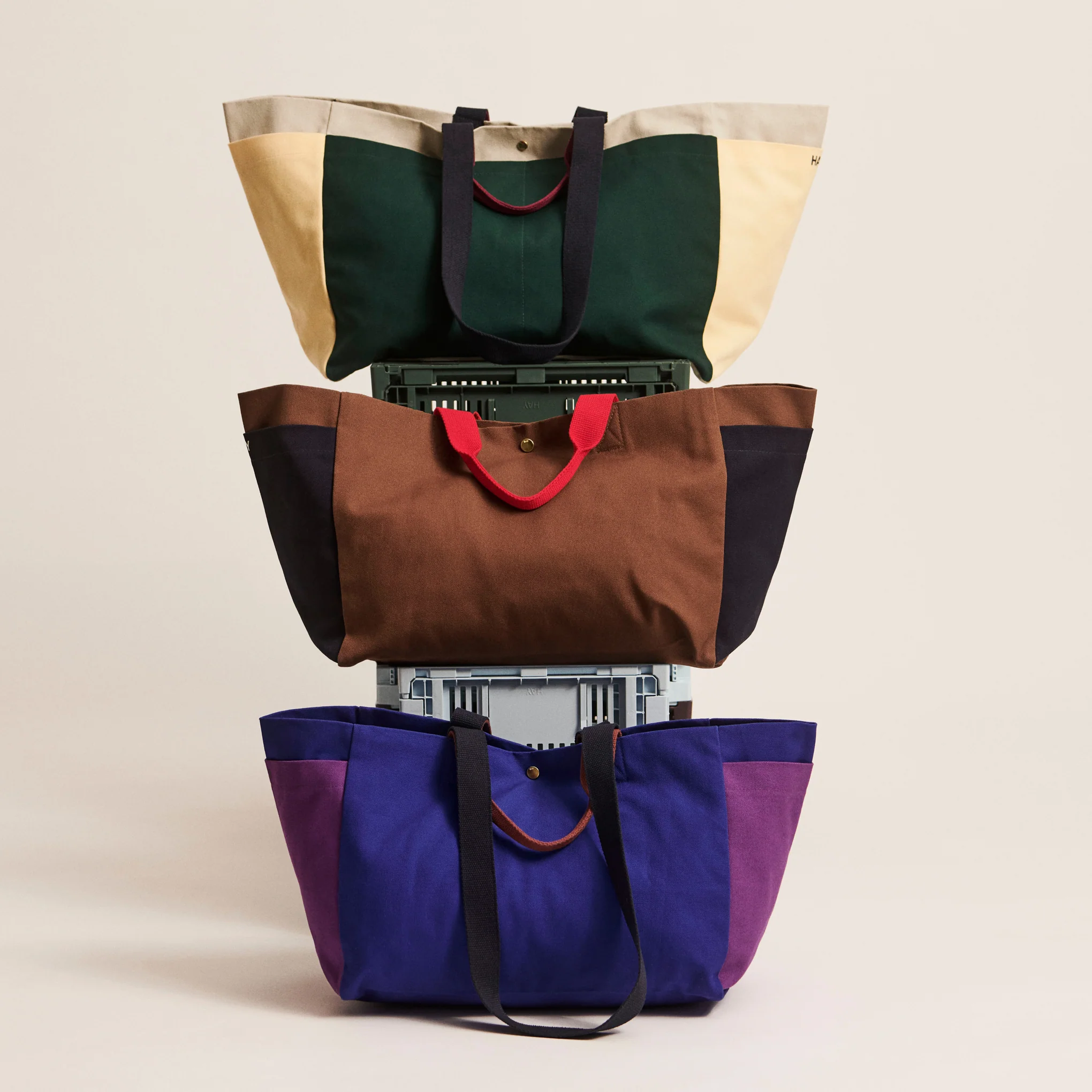 HAY Weekend Multi Bag - Brown Multi - Image 2