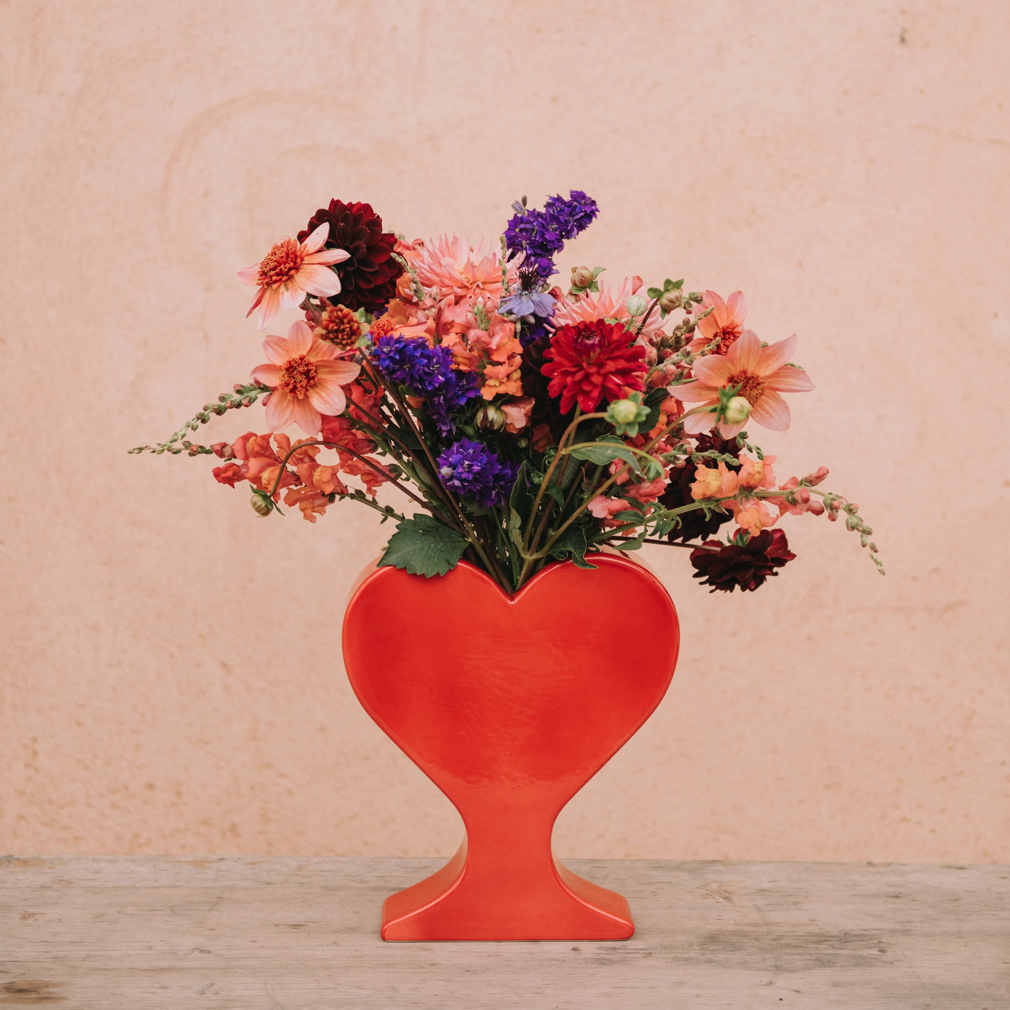 Heart Ceramic Vase - Image 2