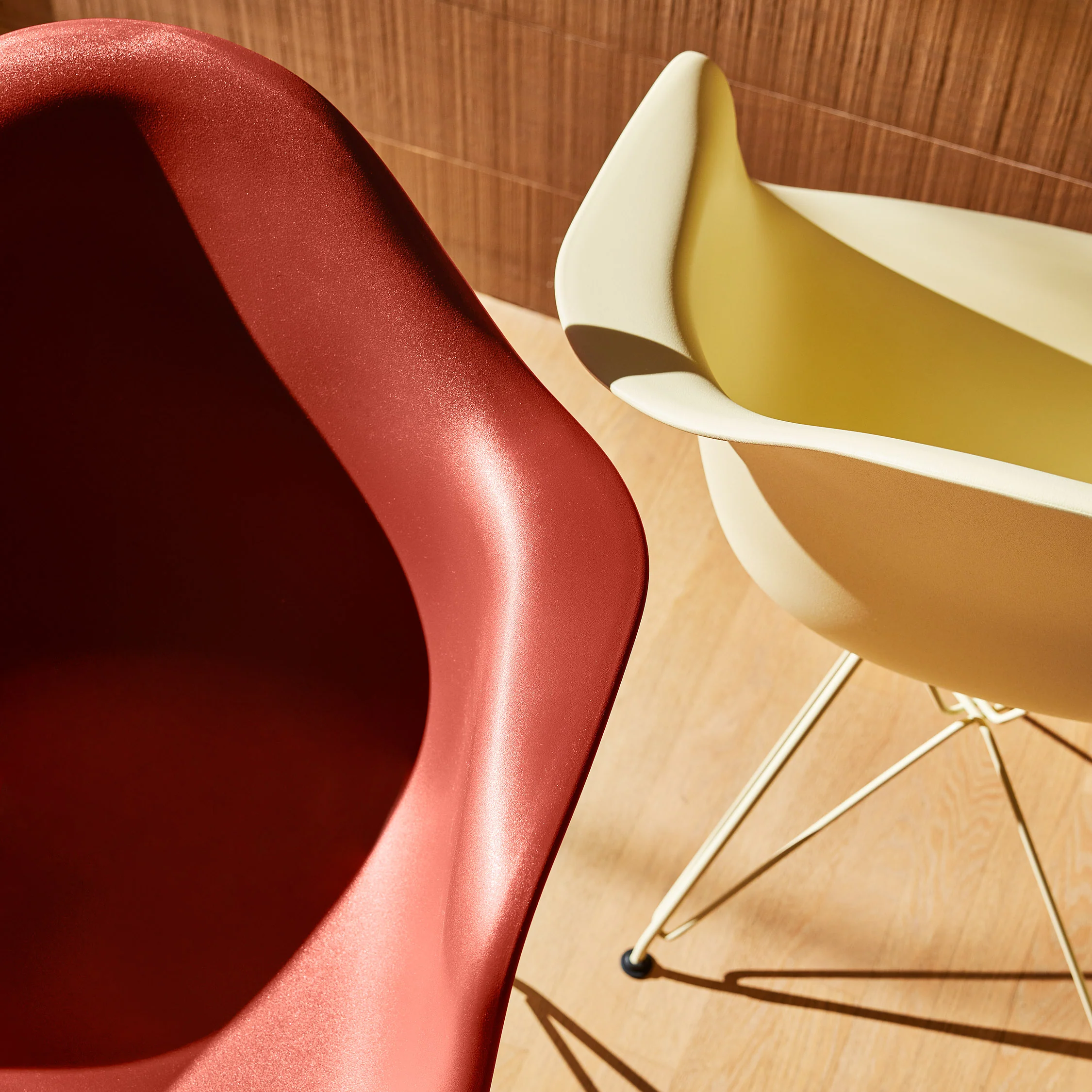 Herman Miller x HAY Eames Molded Recycled Plastic Armchair - Iron Red - Image 2