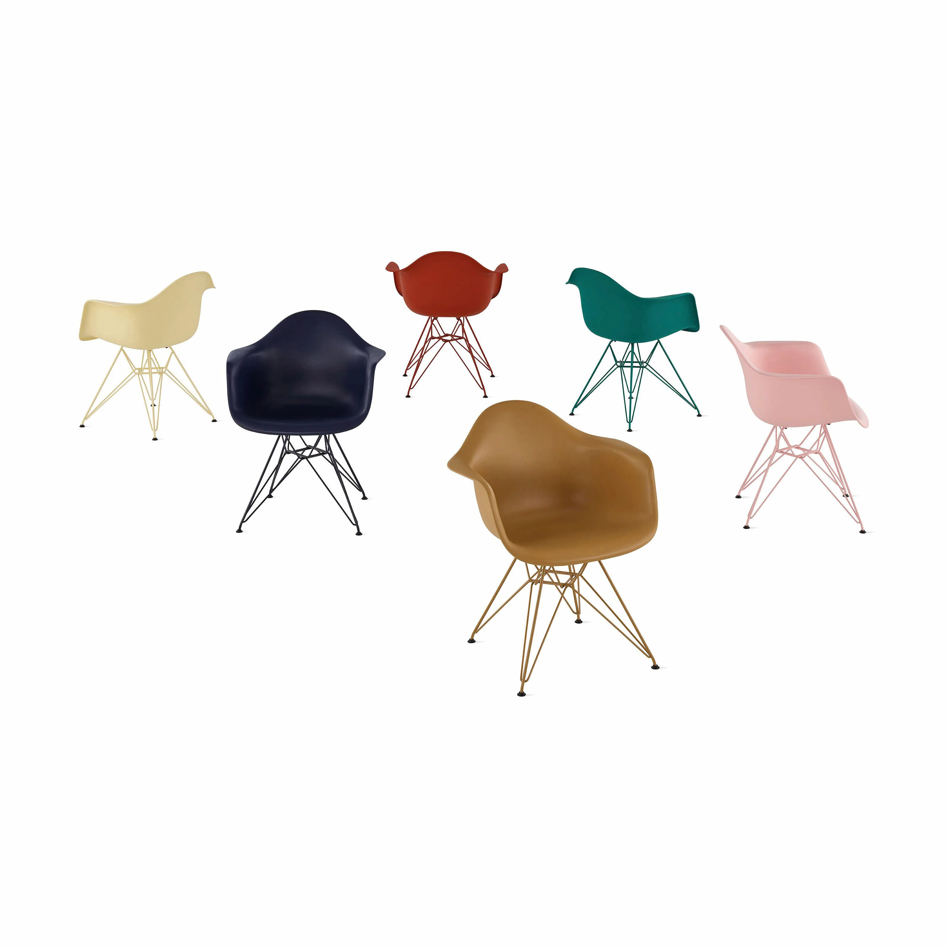 Herman Miller x HAY Eames Molded Recycled Plastic Armchair - Mint Green - Image 7