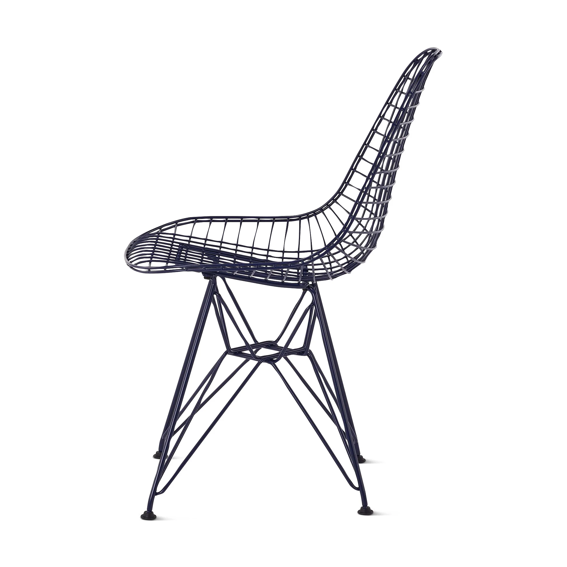 Herman Miller x HAY Eames Wire Chair - Black Blue - Image 8
