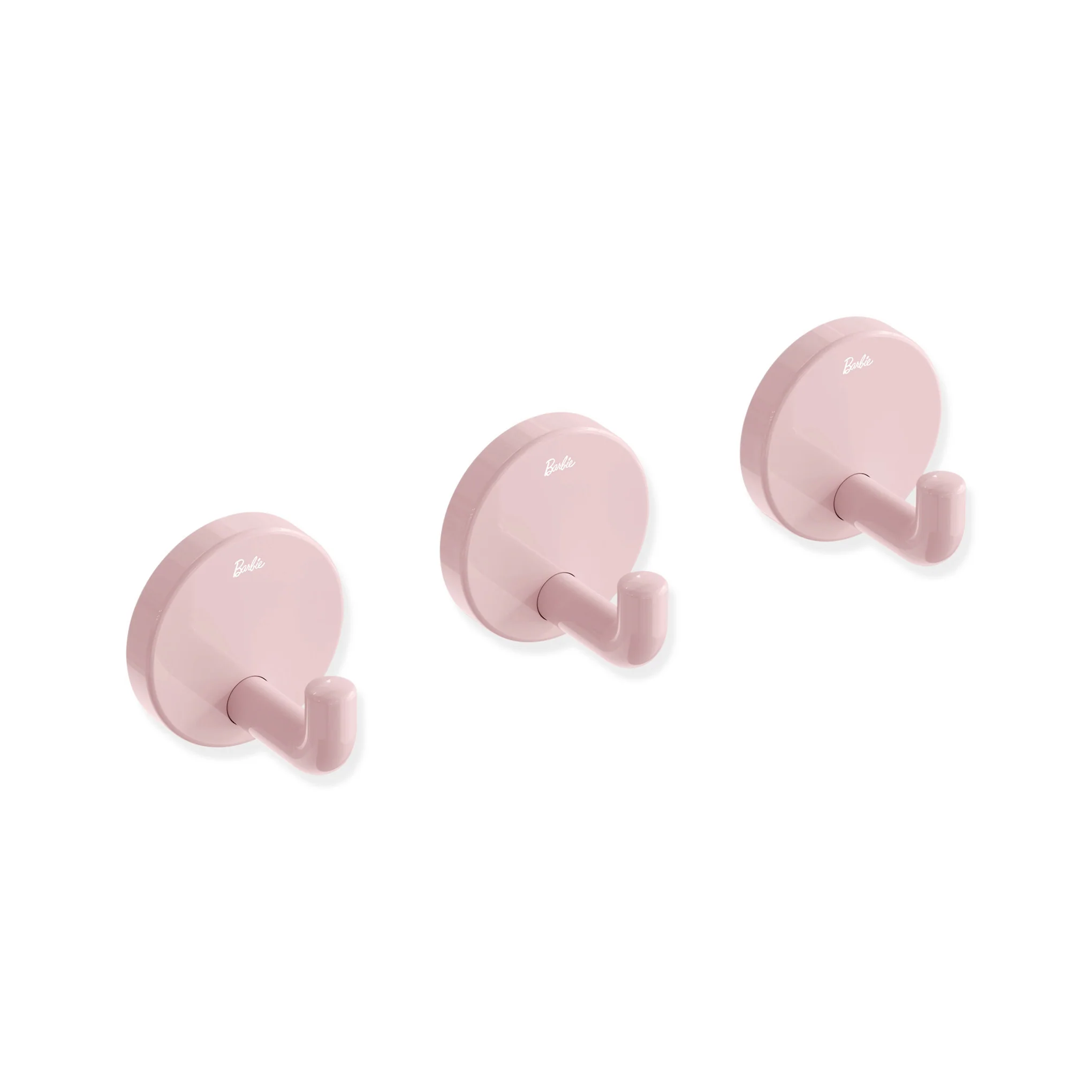 Barbie™ x Hewi Pink Wall Hooks - Set of 3