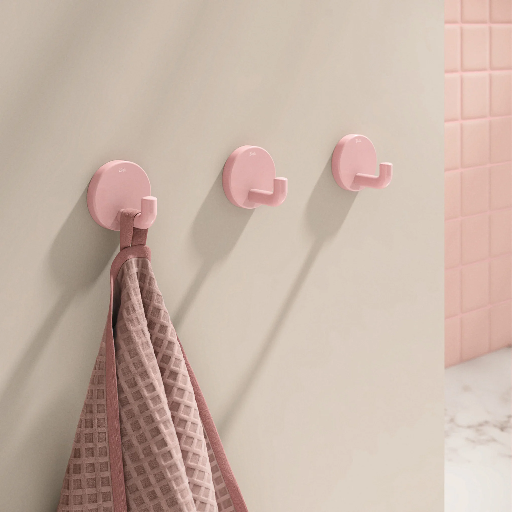 Barbie™ x Hewi Pink Wall Hooks - Set of 3 - Image 2