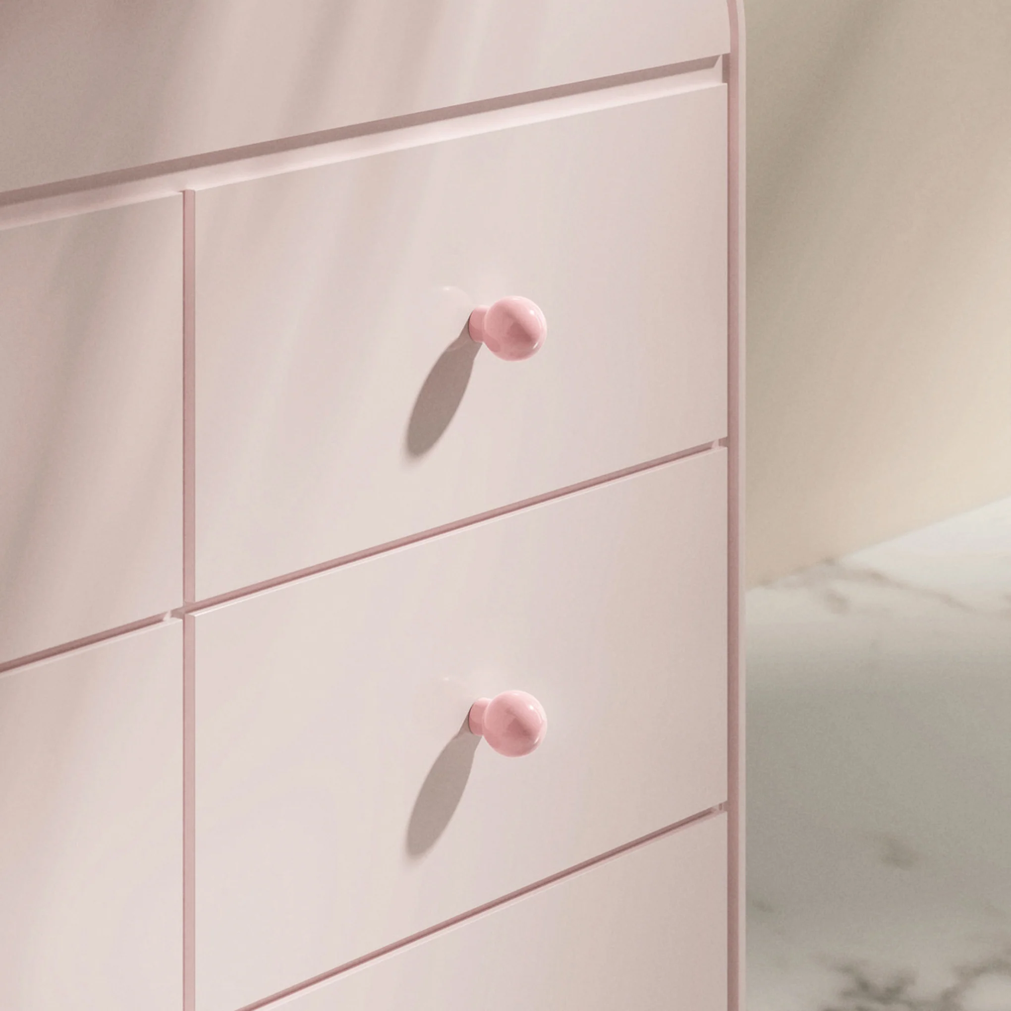 Barbie™ x Hewi Pink Knob Handles - Set of 2 - Image 2