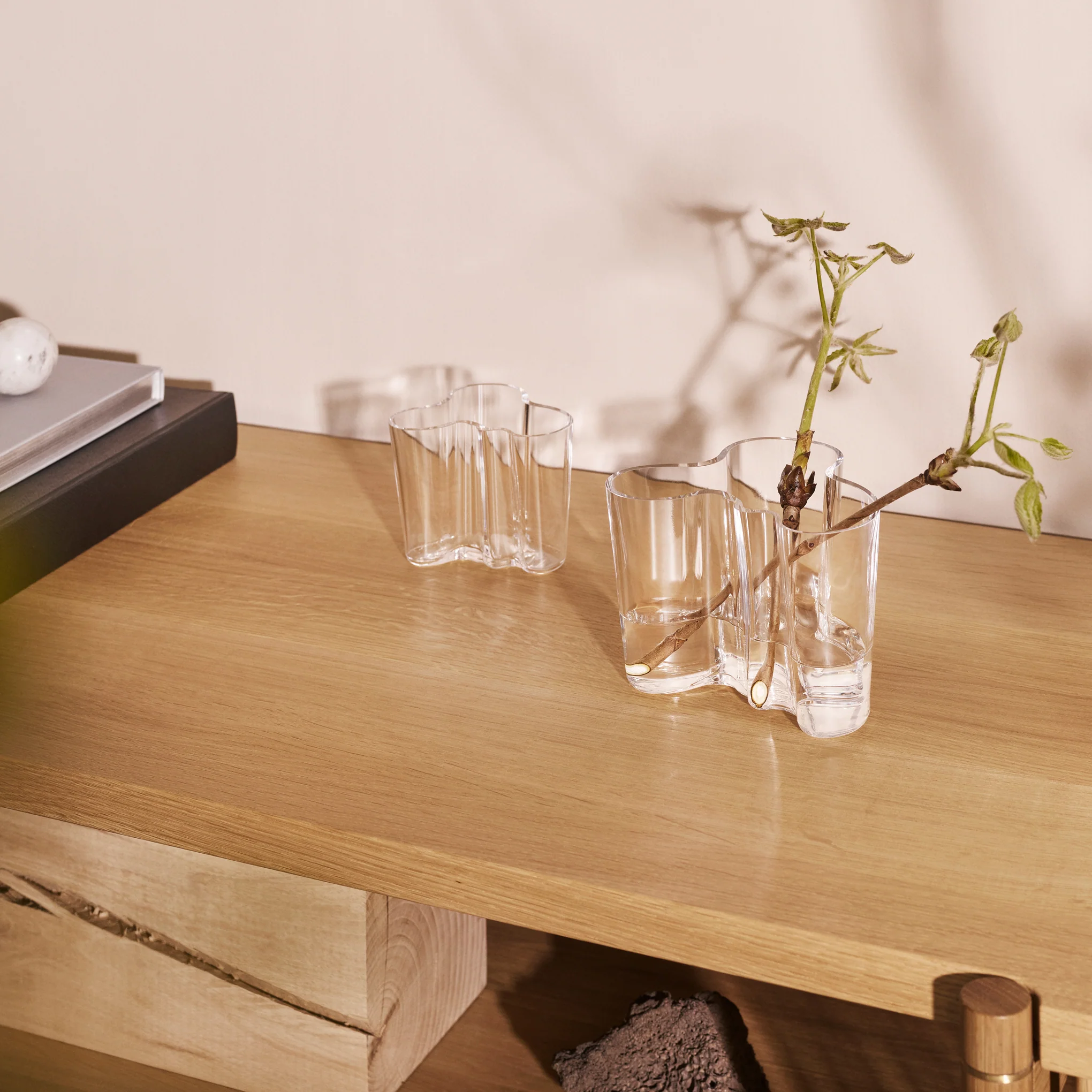Iittala Alvar Aalto Glass Vase - 4.7"h - Image 5