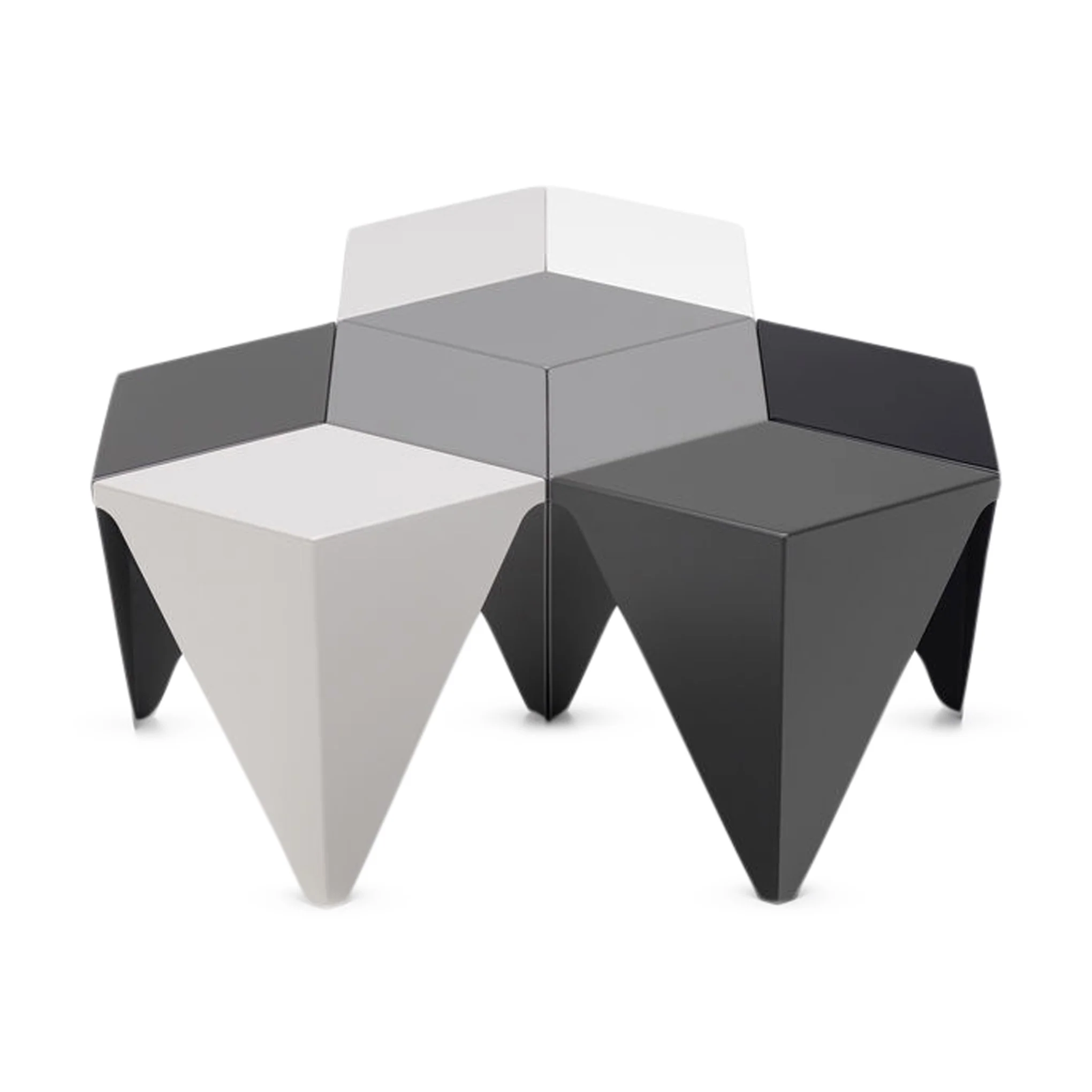 Isamu Noguchi Prismatic Side Table - Light Gray - Image 5