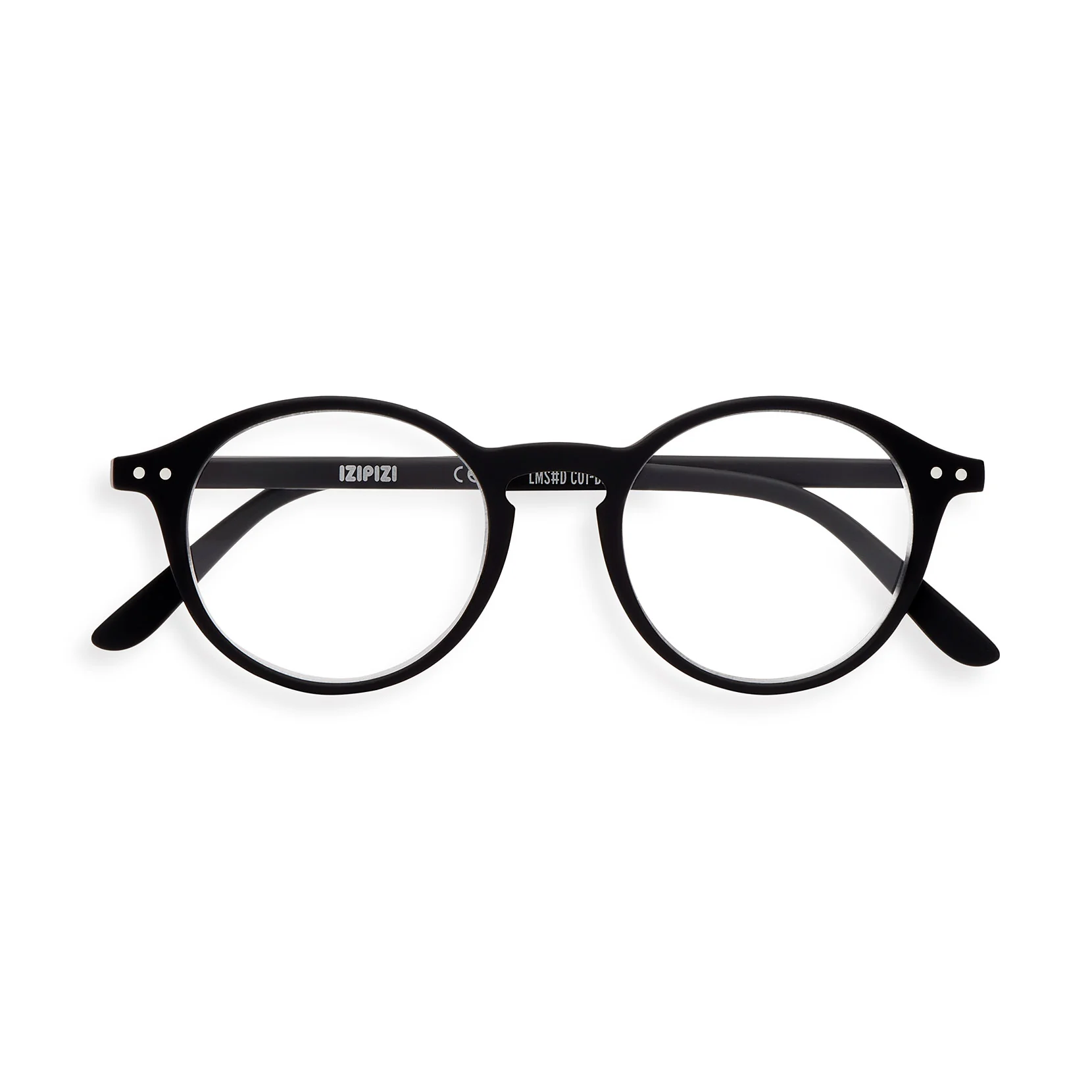 IZIPIZI Round Reading Glasses #D - Black - Image 4