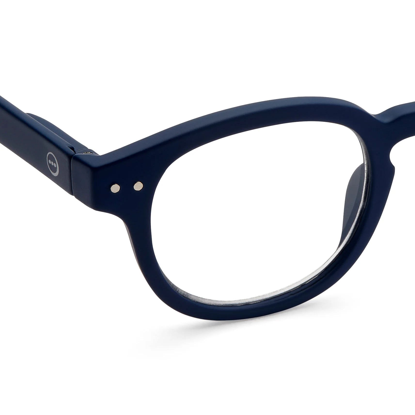 IZIPIZI Rounded-Edge Square Reading Glasses #C - Blue - Image 2