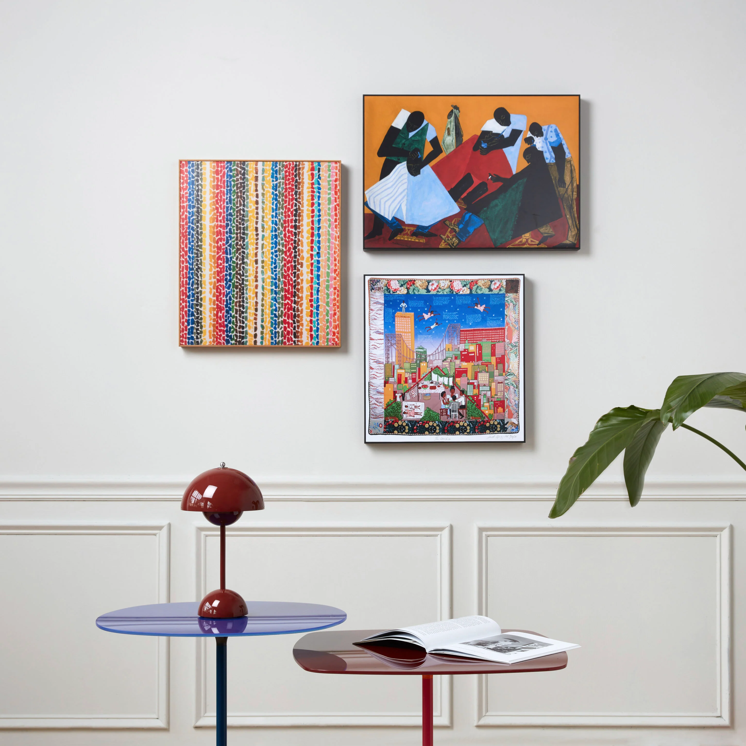 Jacob Lawrence Barber Shop Framed Print - Image 4