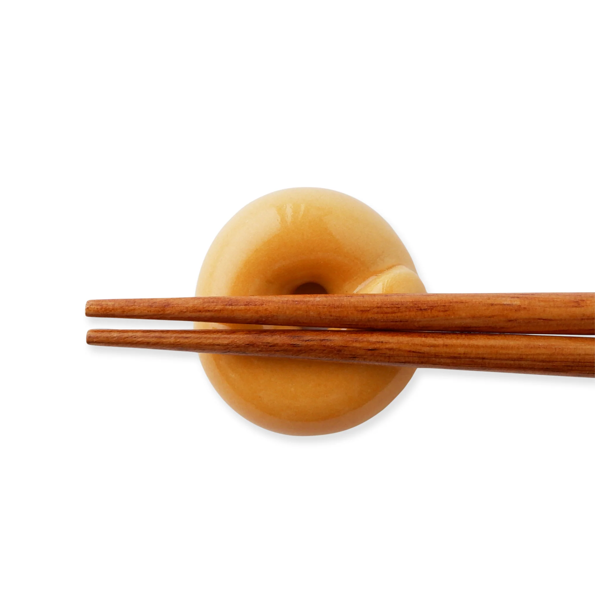 Japanese Ceramic Food Chopsticks Rest - Bagel - Image 4