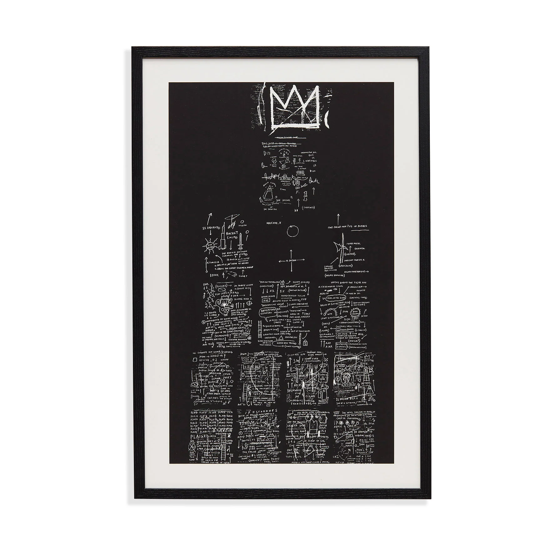 Jean-Michel Basquiat Tuxedo 1982–83 Framed Print - Image 4