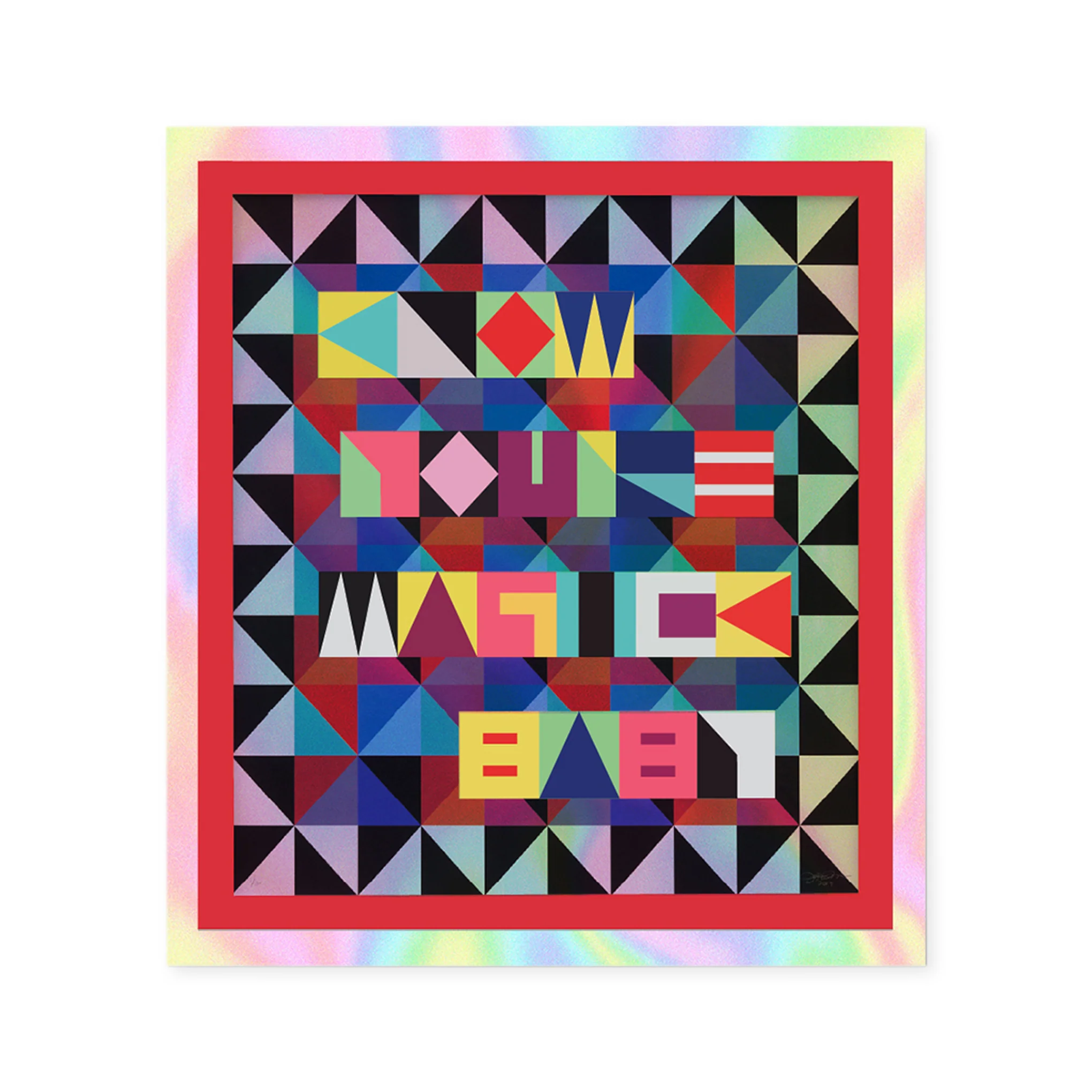 Jeffrey Gibson Holographic Stickers - Set of 3 - Image 2