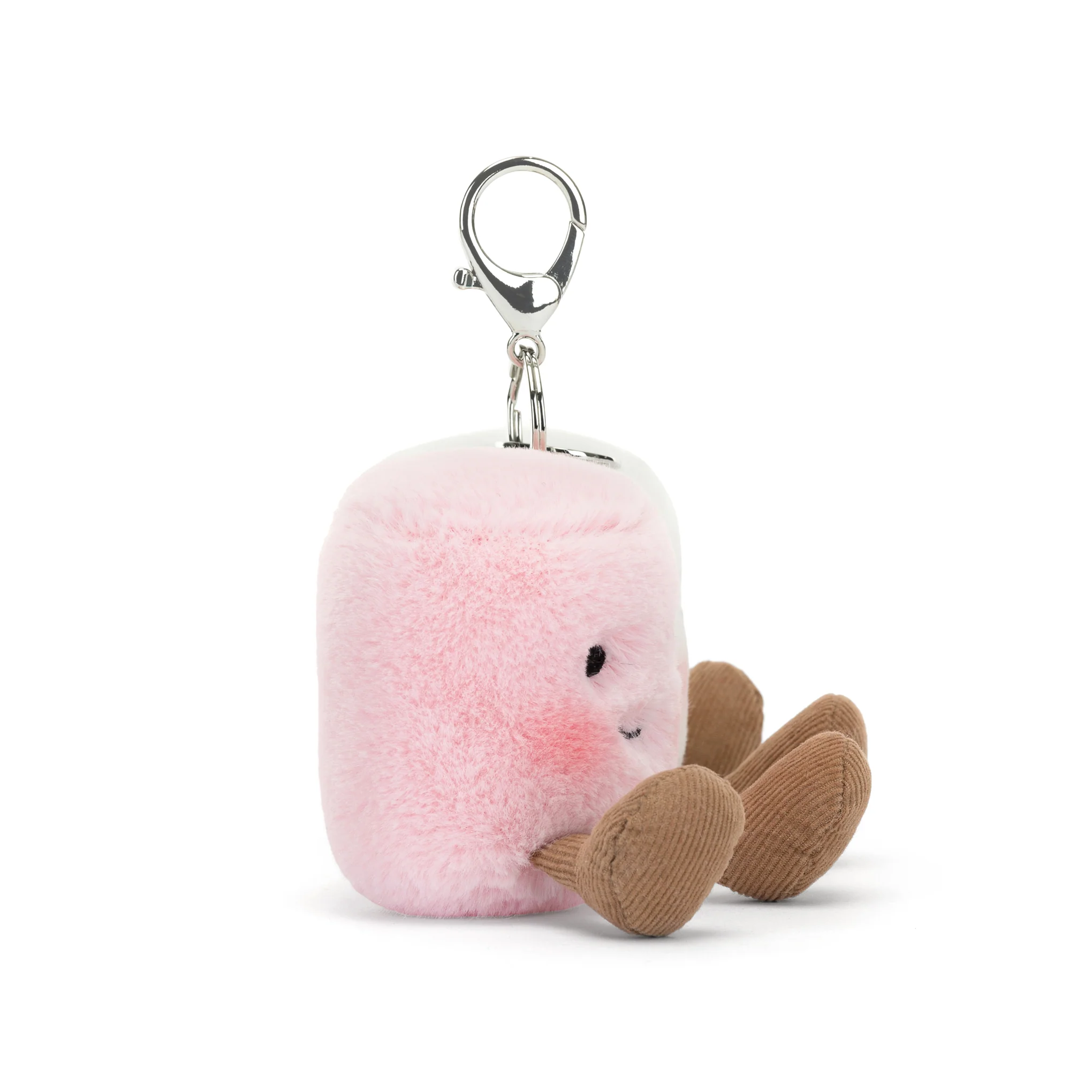 Jellycat Food Bag Charm Plush - Pair of Marshmallows - Image 2