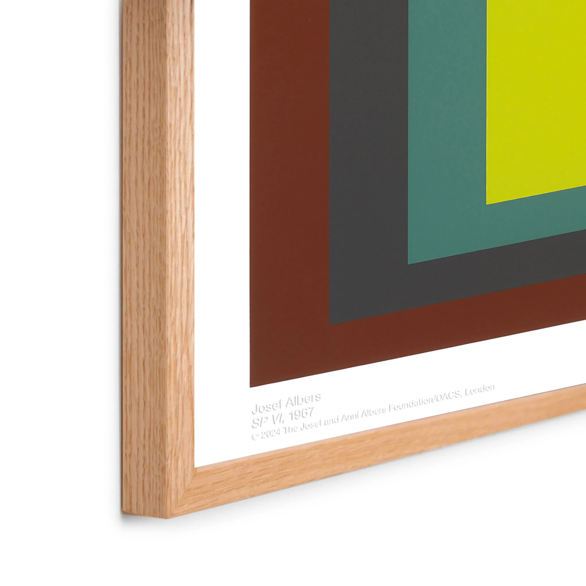 Josef Albers I-S k Framed Poster - Image 2