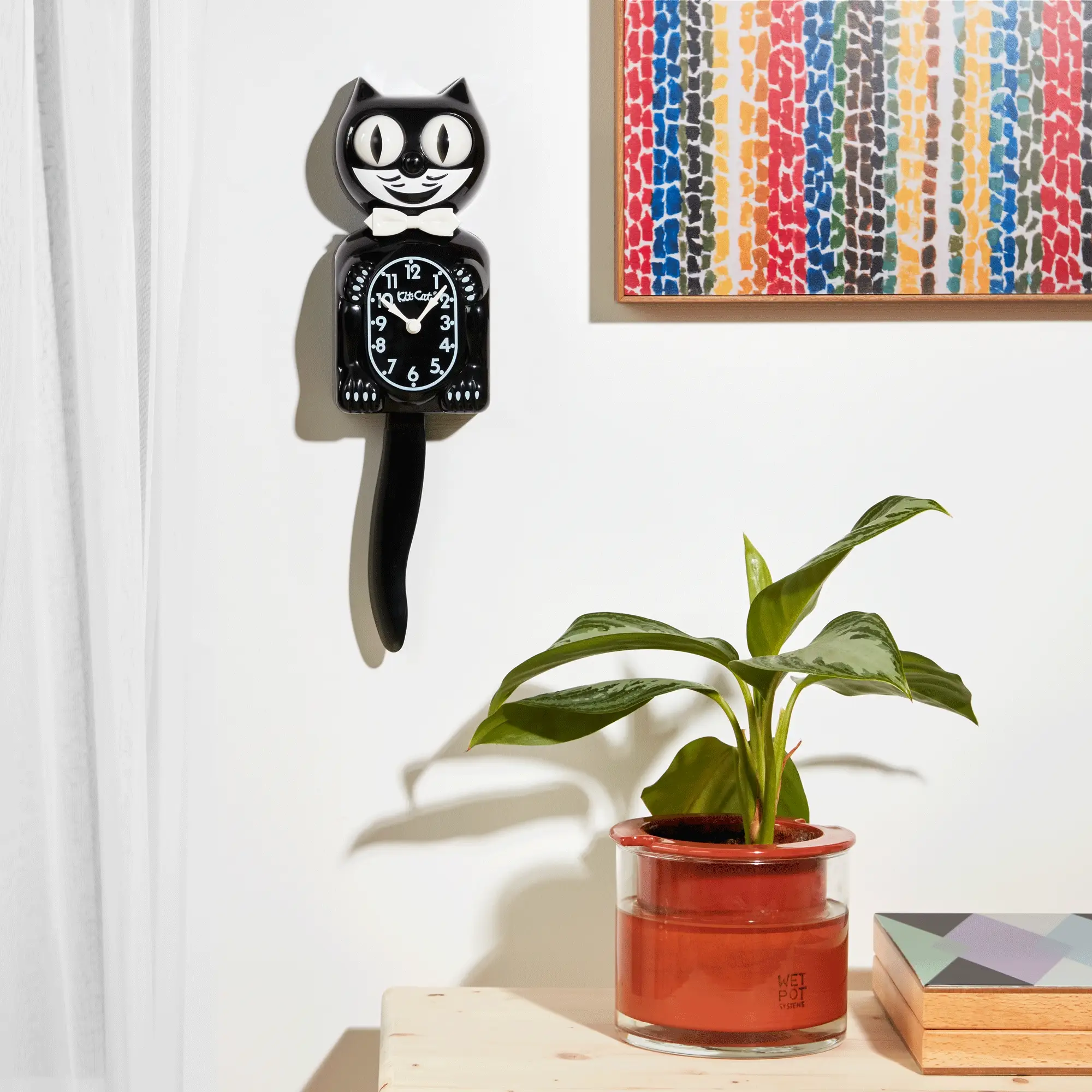 Kit-Cat Clock - Black - Image 4
